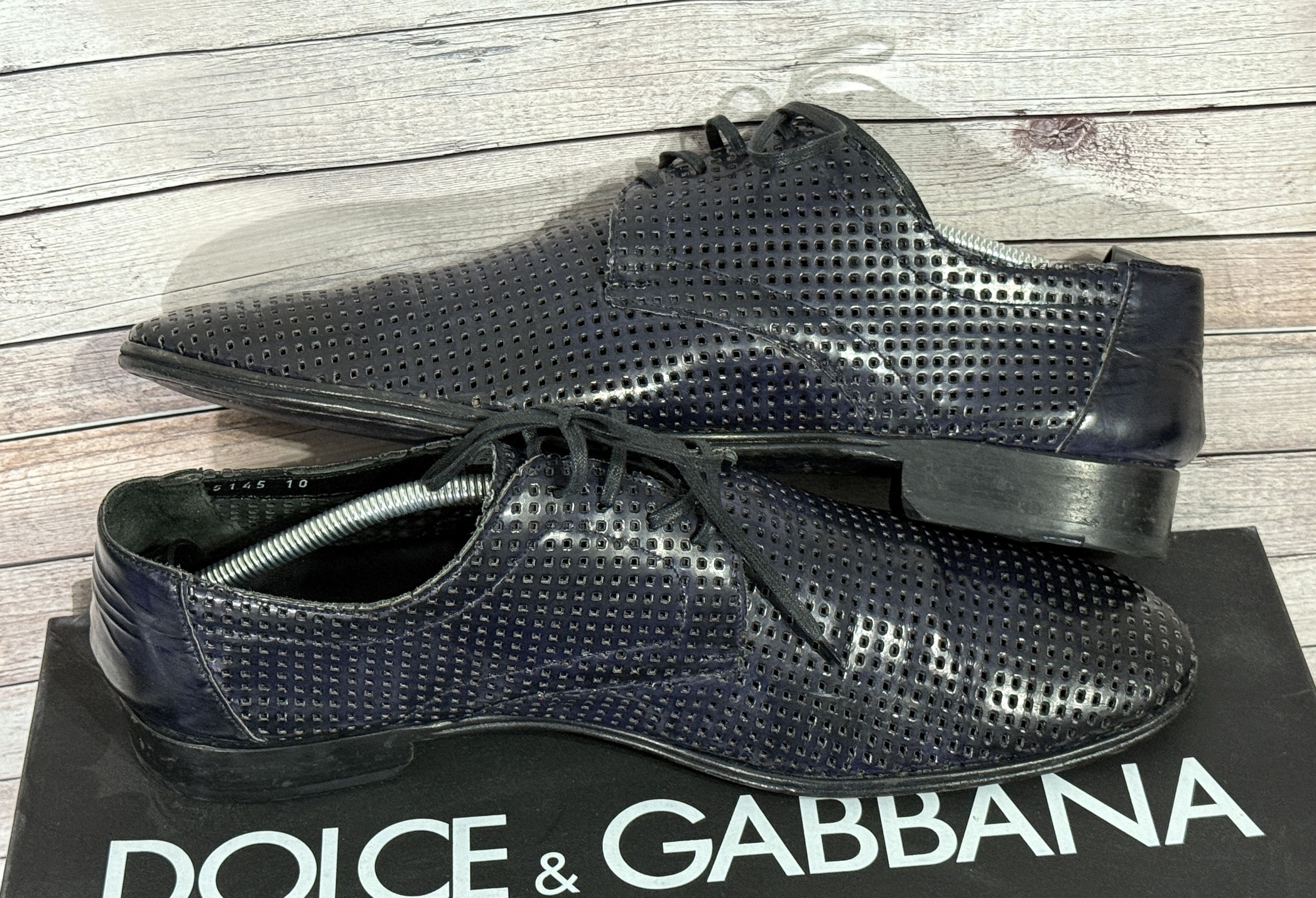 Dolce & Gabbana Dolce & Gabanna perforated shoes Size US 11 / EU 44 - 8 Thumbnail
