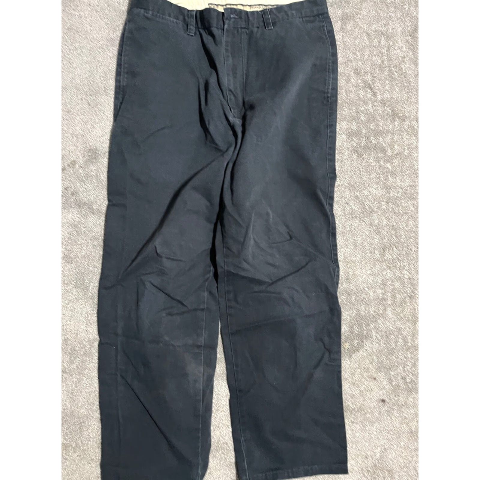 Banana Republic Banana Republic Mens Pants Chino Denim 33R Regular High Rise Black Cotton 90s Casual Workwear Mens Size US 33 - 4 Thumbnail