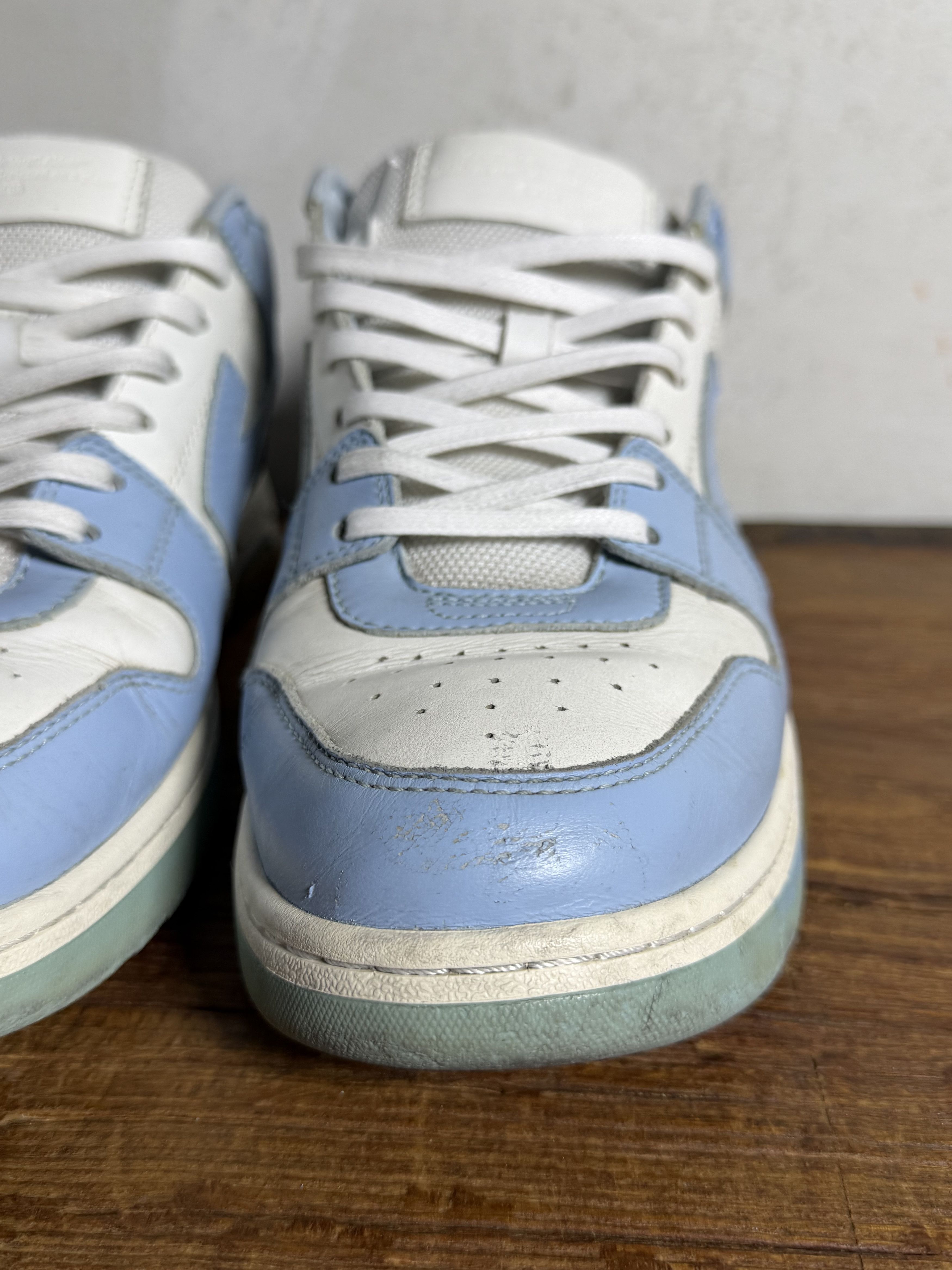 Off-White Off-White Out of Office White Blue Sneakers Size US 10 / EU 43 - 9 Thumbnail