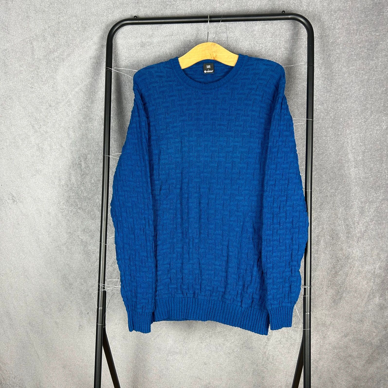 Designer Sør by Andrea Fenzi blue knitwearmonogram all over Size US L / EU 52-54 / 3 - 1 Thumbnail
