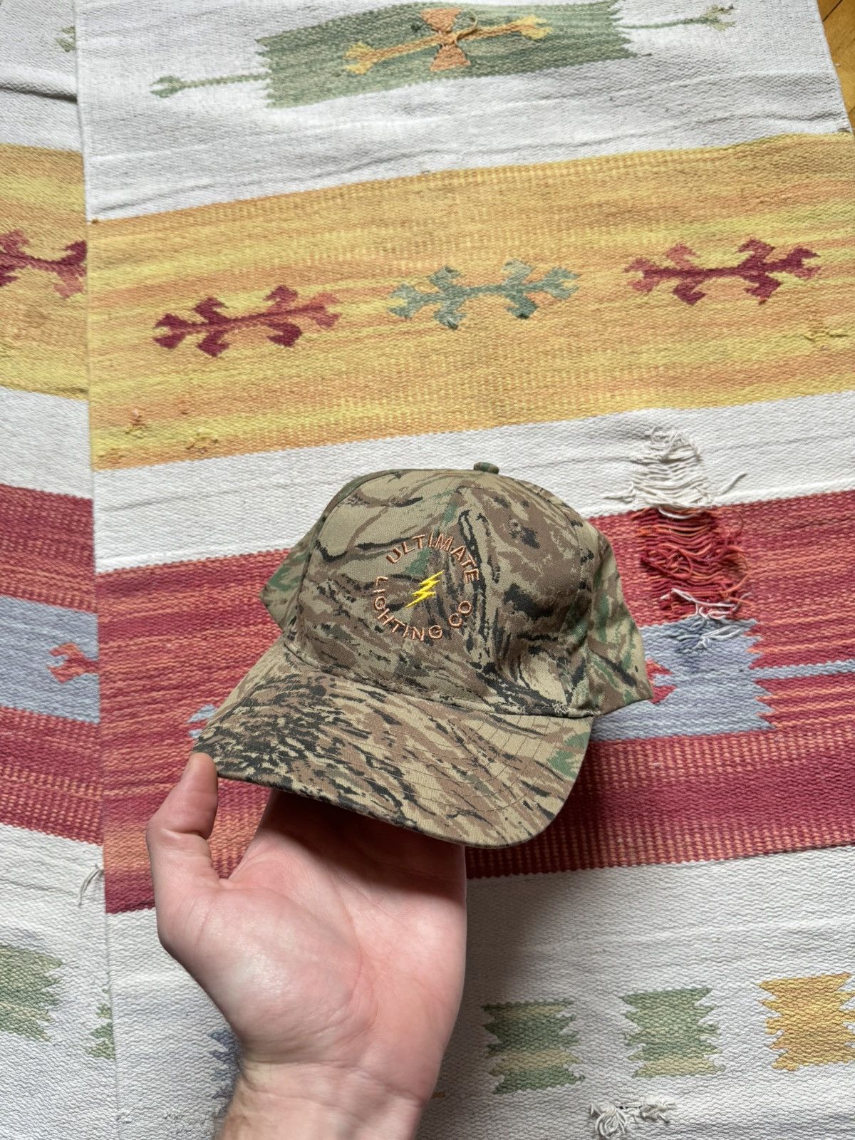 Vintage Vintage 90’s Ultimate Lighting Co Working Camo by KC Hat Size ONE SIZE - 3 Thumbnail