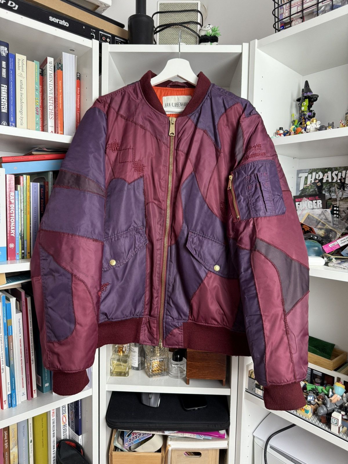 Han Kjobenhavn × Schott Schott x Han Kjøbenhavn patchwork MA-1 military bomber jacket Size US L / EU 52-54 / 3 - 1 Thumbnail