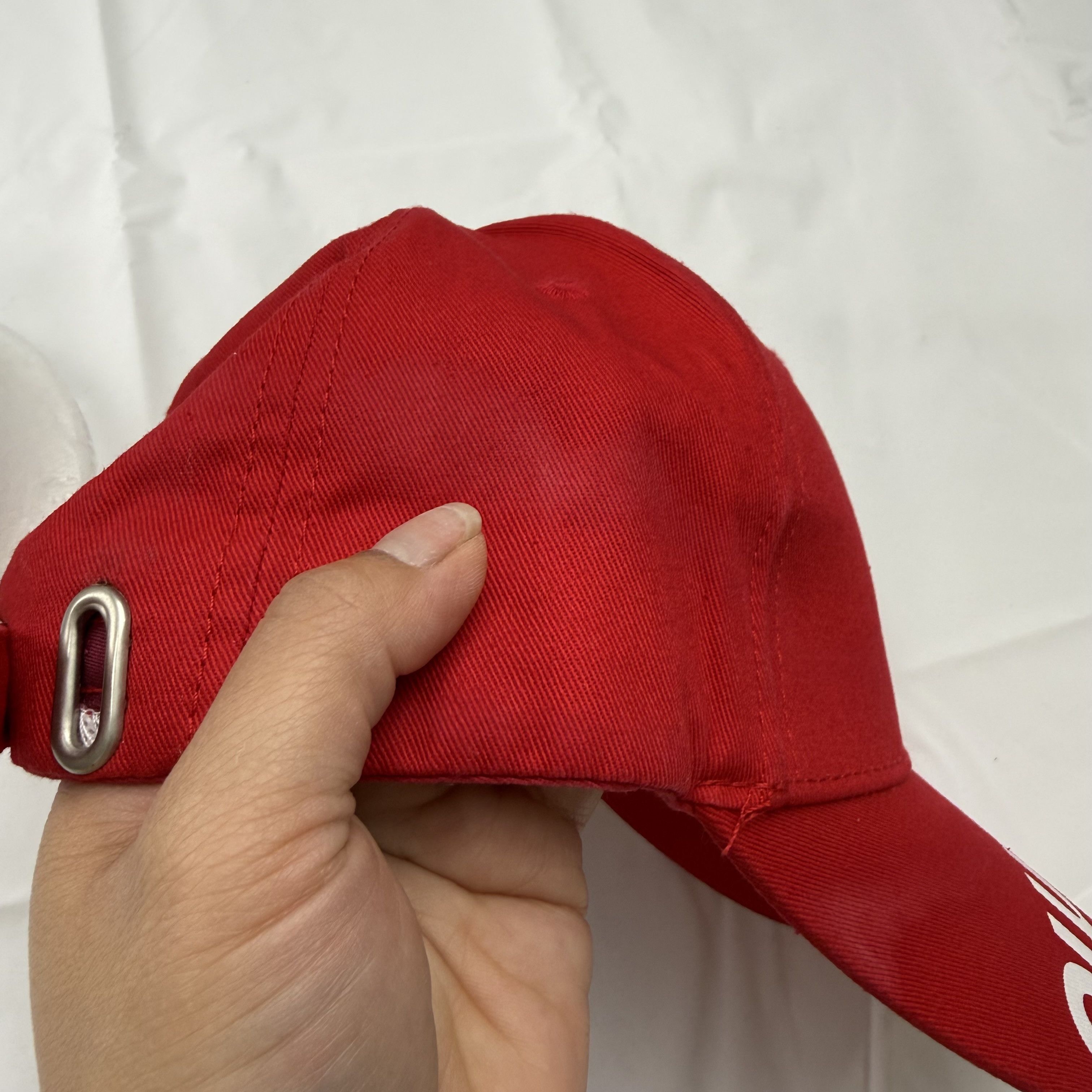 Supreme Supreme Red Baseball Cap Hat Box Adjustable Strapback Mens Size ONE SIZE - 9 Thumbnail