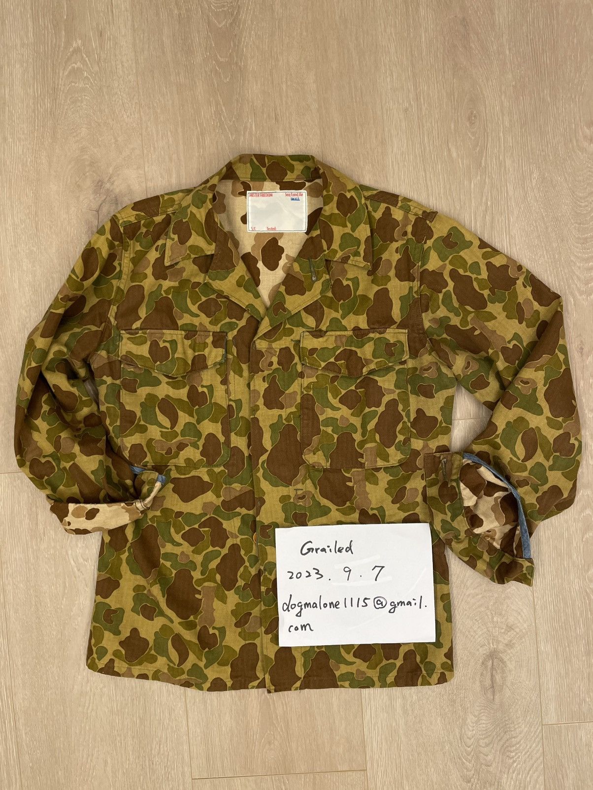 Mister Freedom Mister freedom Map Shirt, Frog Skin issue Size US S / EU 44-46 / 1 - 1 Thumbnail