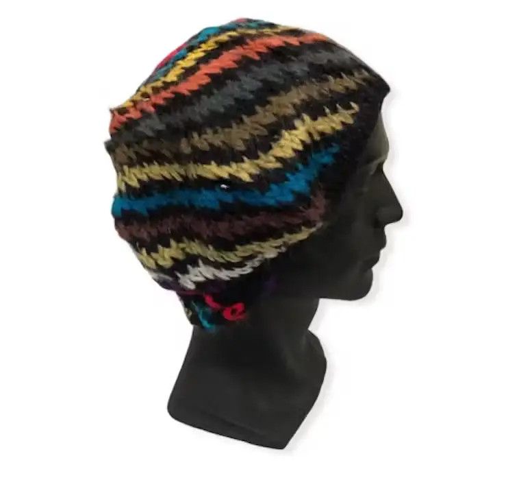 Beams Plus × Japanese Brand Japanese Brand BeamsBoy Knit Multicolour Beanie Hat Size ONE SIZE - 3 Thumbnail