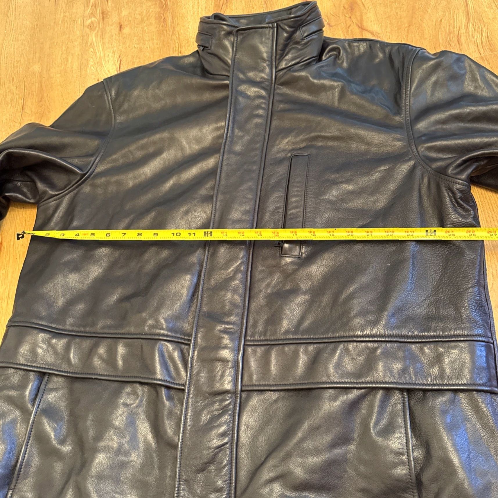 Andrew Marc VINTAGE Andrew Marc Jacket Bomber Jacket Leather Black XL Men Size US XL / EU 56 / 4 - 6 Thumbnail