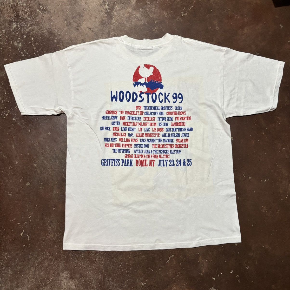 Band Tees × Vintage Vintage Woodstock 99 Size US XL / EU 56 / 4 - 2 Thumbnail