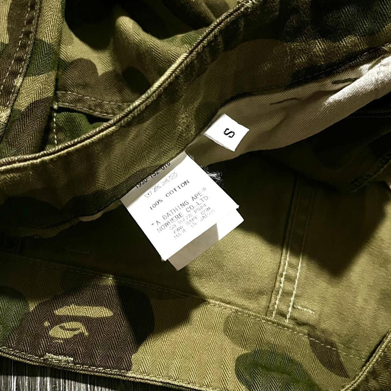 Bape [Avg. Resell: $275] A Bathing Ape (BAPE) Olive Camo Pants Size US 30 / EU 46 - 5 Thumbnail