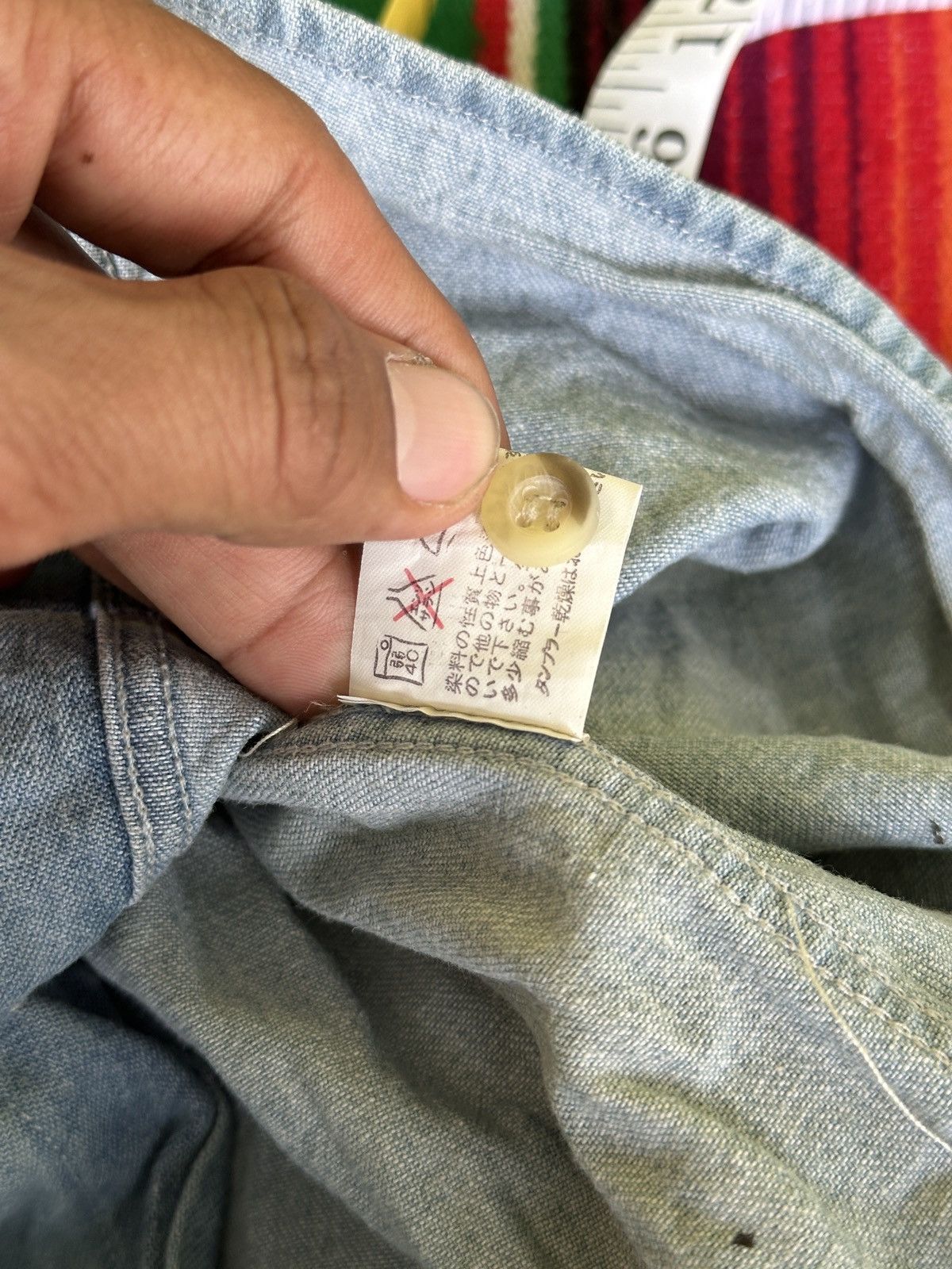 Polo Ralph Lauren Faded Blue POLO works Double Pocket 20x30 Size US XL / EU 56 / 4 - 3 Thumbnail