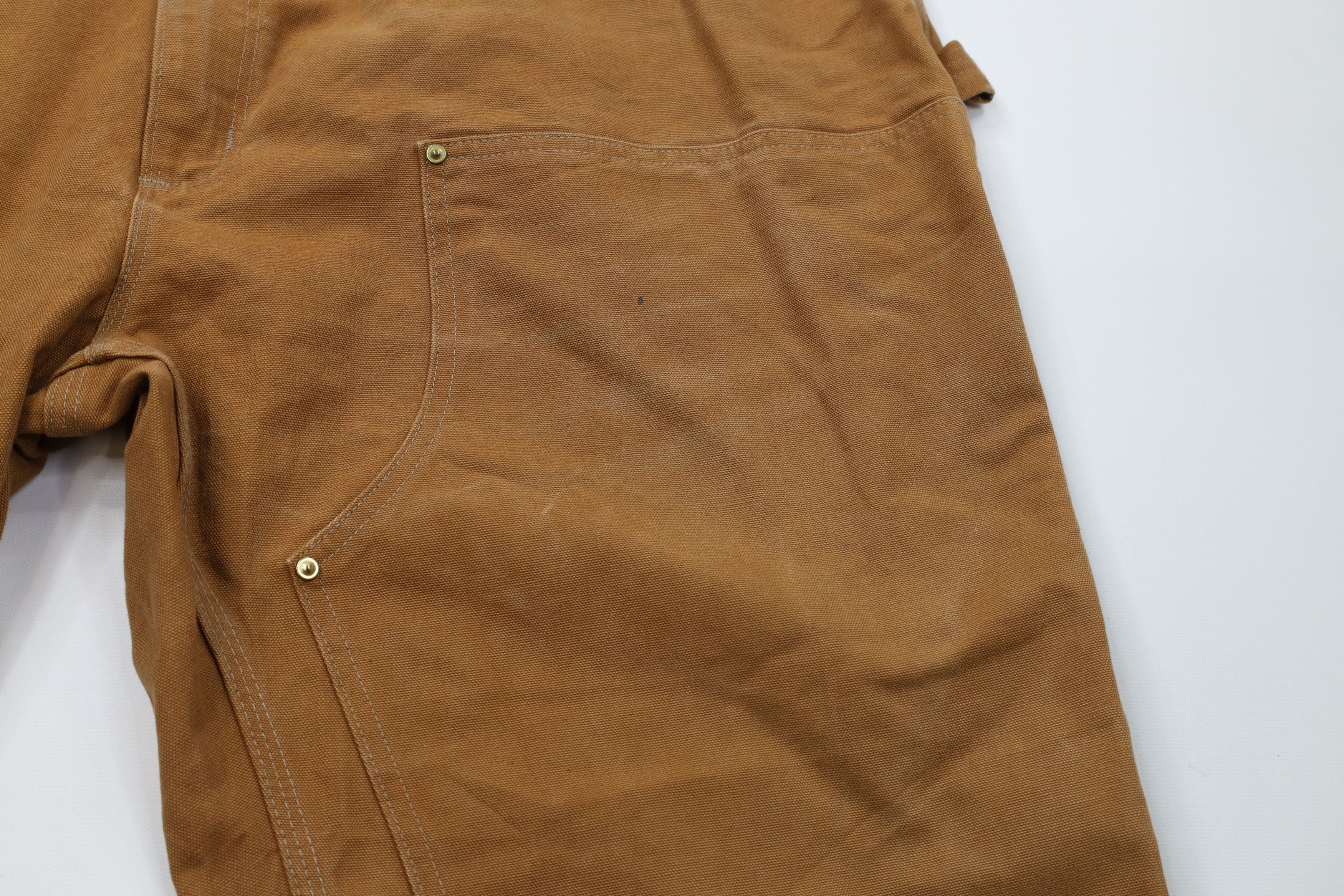 Carhartt Vintage Y2K Carhartt Canvas Wide Leg Pants Duck Brown USA Size US 44 / EU 60 - 8 Thumbnail