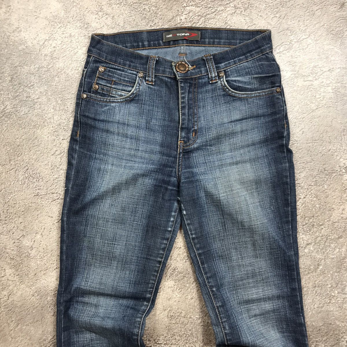Vintage Vintage Y2K Baggy Flared Distressed Jeans Skate Grunge 28 Size 28" / US 6 / IT 42 - 3 Thumbnail
