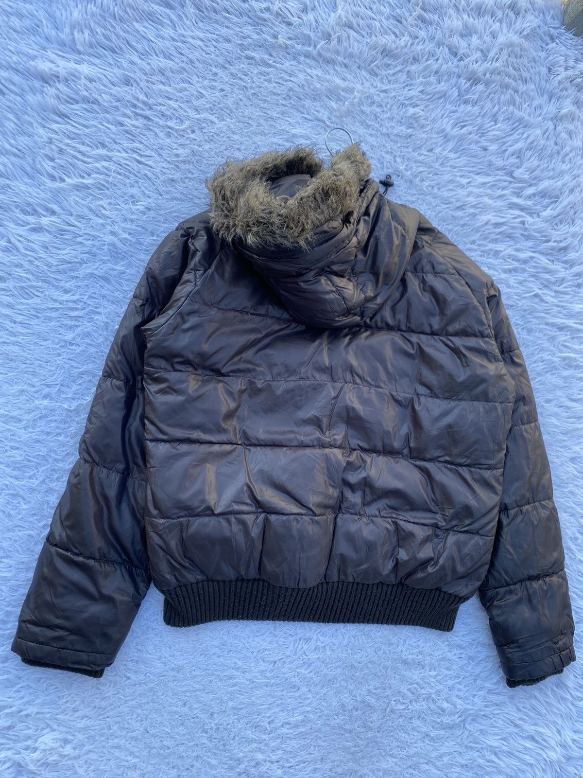 Woolrich Woolen Mills WoolRich Brown Puffer with a faux fur-trimmed Hood Jacket Size US L / EU 52-54 / 3 - 14 Thumbnail