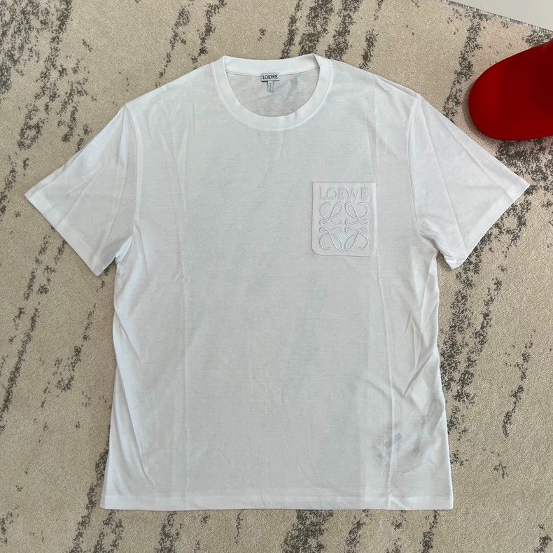 Loewe LOEWE Pocket Embroidered Logo Short Sleeve - dmc Size US M / EU 48-50 / 2 - 1 Thumbnail