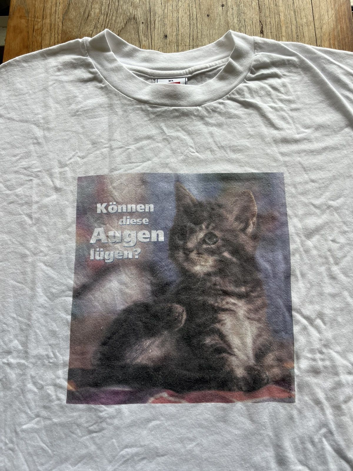 Vintage Vintage WhisKas Baby cat Food company Tshirt Size US XL / EU 56 / 4 - 3 Thumbnail