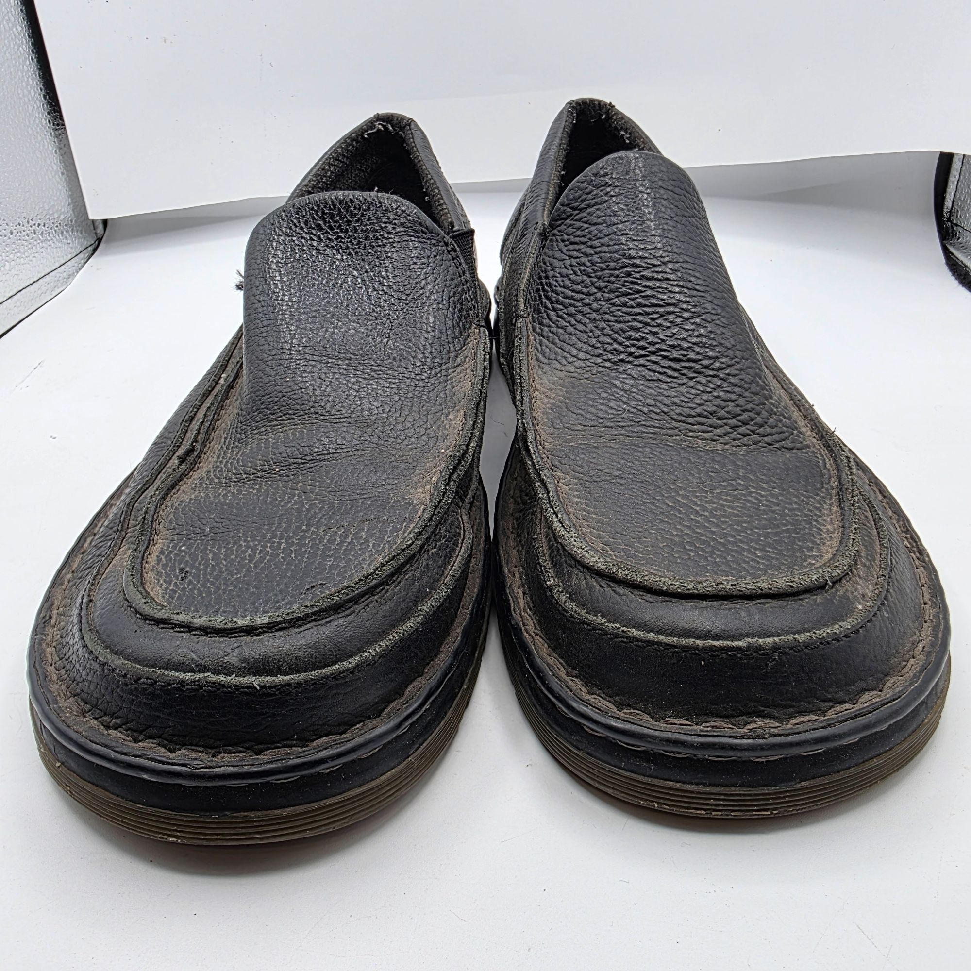 Dr. Martens Dr. Martens Lennon Mens Size 11 Black Leather Slip On Shoes Size US 11 / EU 44 - 2 Thumbnail
