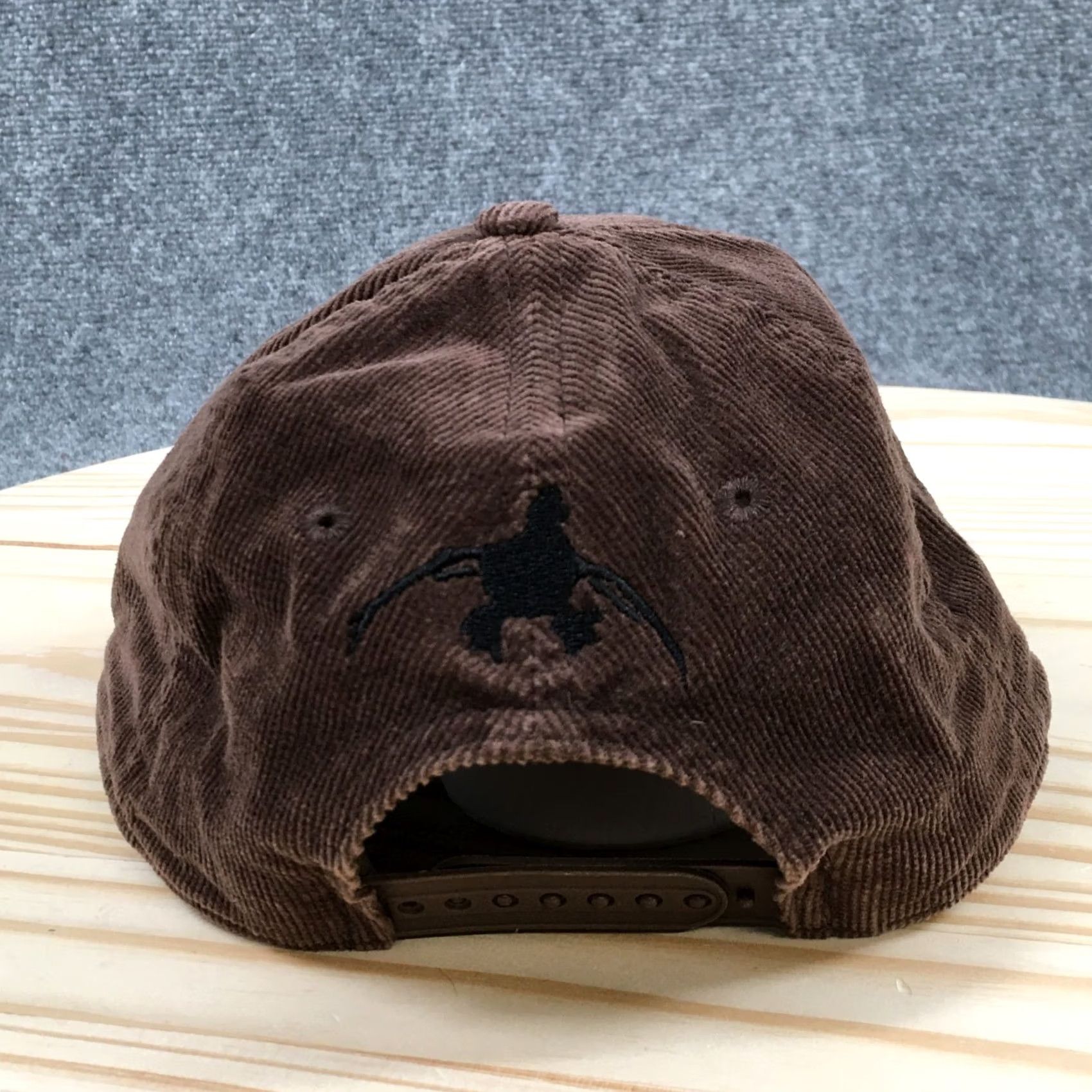 Vintage Rig'Em Right Waterfowl Brown Corduroy Hat Mens OS Brown Snapback Adjustable Size ONE SIZE - 7 Thumbnail
