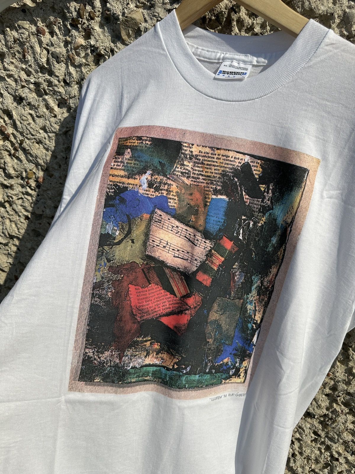 Vintage Vintage Gaudi 90s art t-shirt Size US XL / EU 56 / 4 - 3 Thumbnail