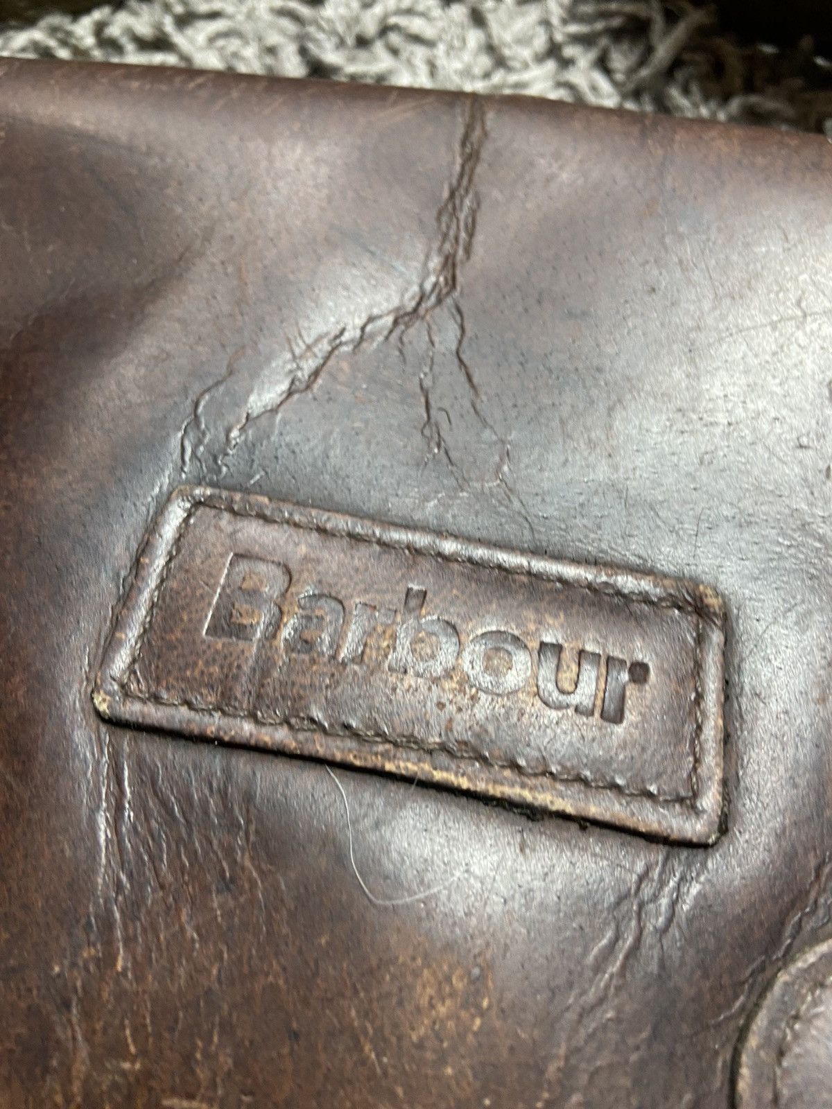 Barbour × Vintage BARBOUR WAXED VINTAGE 00s SHOULDER BAG ENGLAND LONDON Size ONE SIZE - 3 Thumbnail