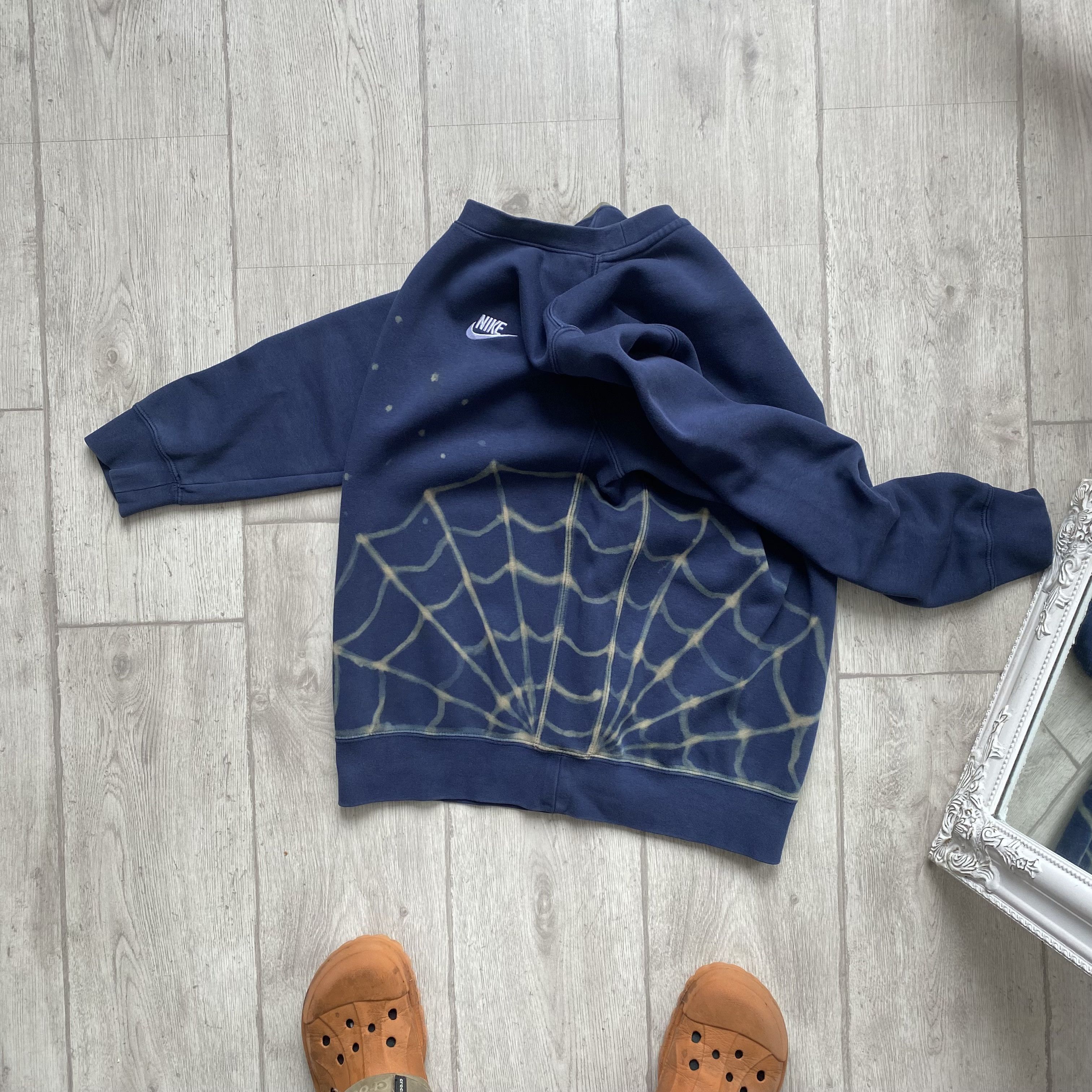 Nike Nike Custom Spider Web Sweatshirt Vintage Y2K Drill Handmade Size US M / EU 48-50 / 2 - 3 Thumbnail