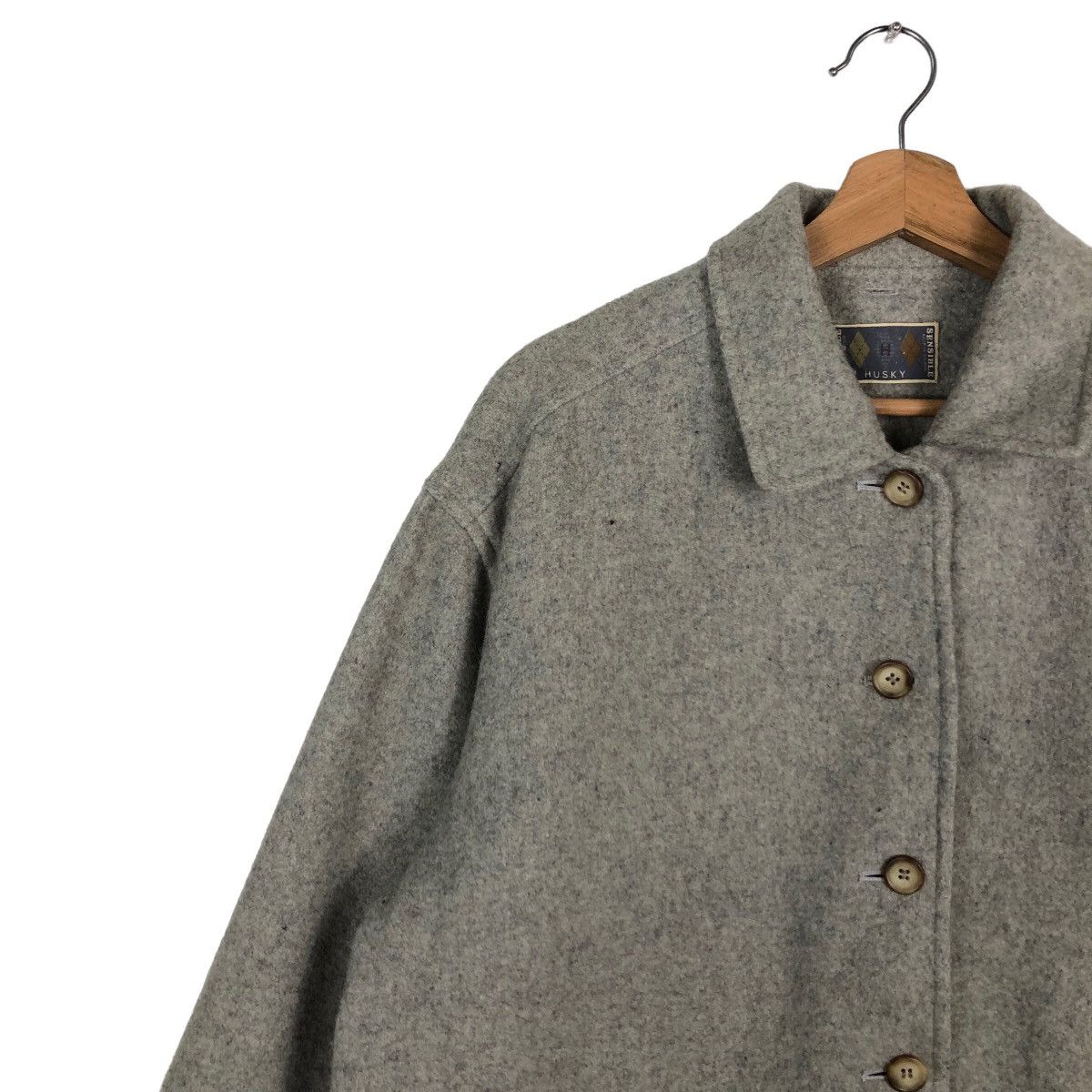 Japanese Brand 🔥Vintage Husky Chore Wool Jacket Worker Wear Size US M / EU 48-50 / 2 - 7 Thumbnail