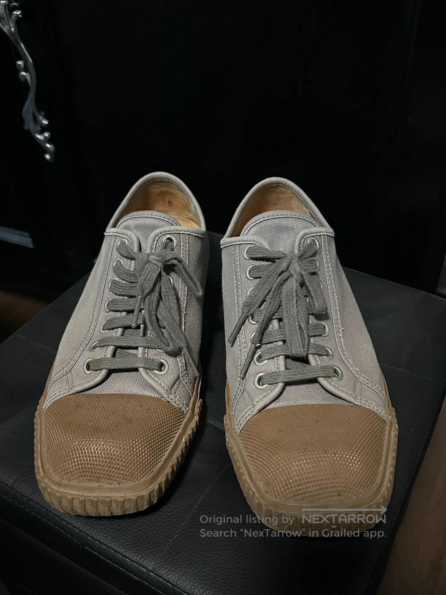 Dries Van Noten DRIES VAN NOTEN Square-toed canvas shoes| Size US 7 / EU 40 - 3 Thumbnail