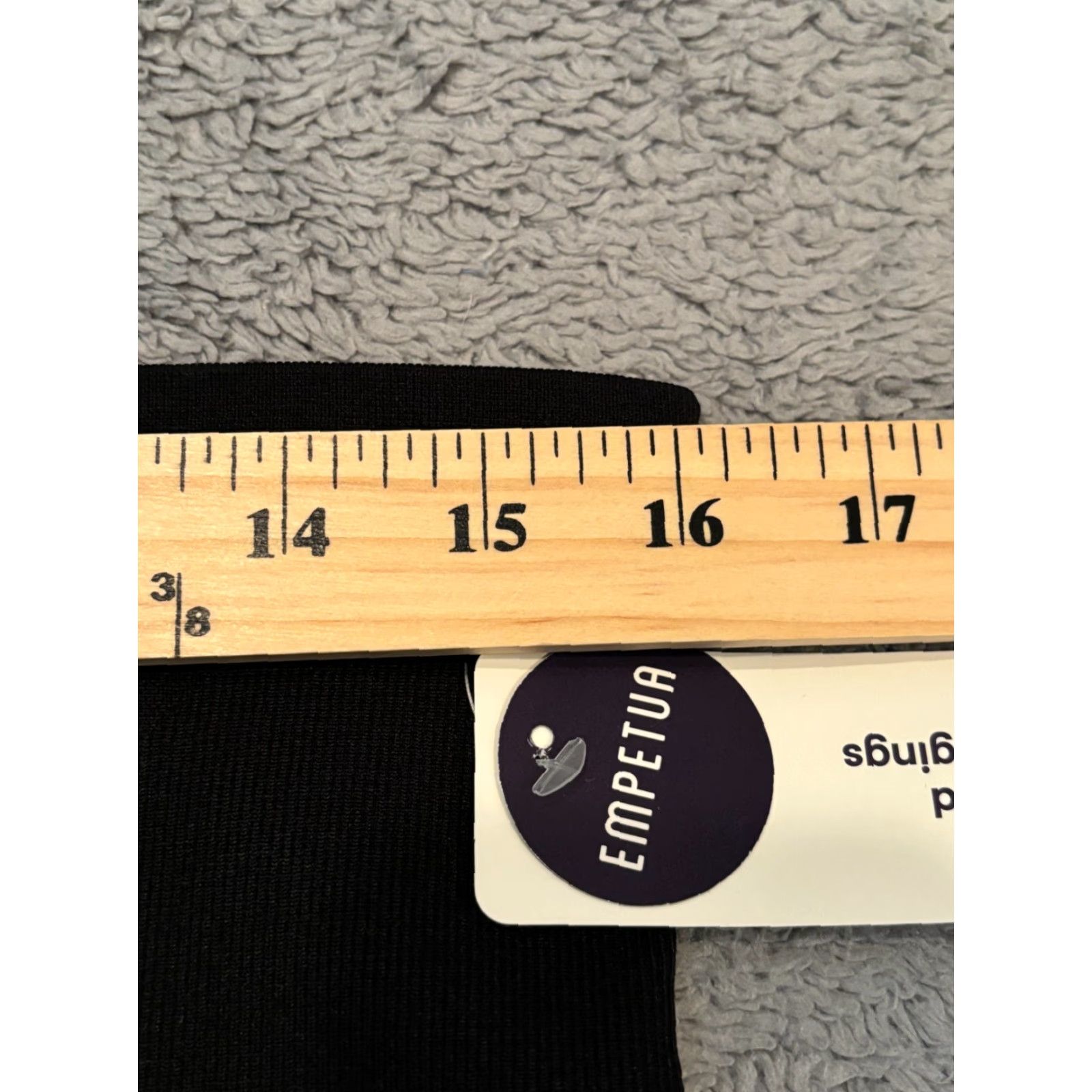 Vintage Empetua High Waisted Shaping Leggings Womens 2XL Black Athletic Workout Size 40" / US 18 - 4 Thumbnail