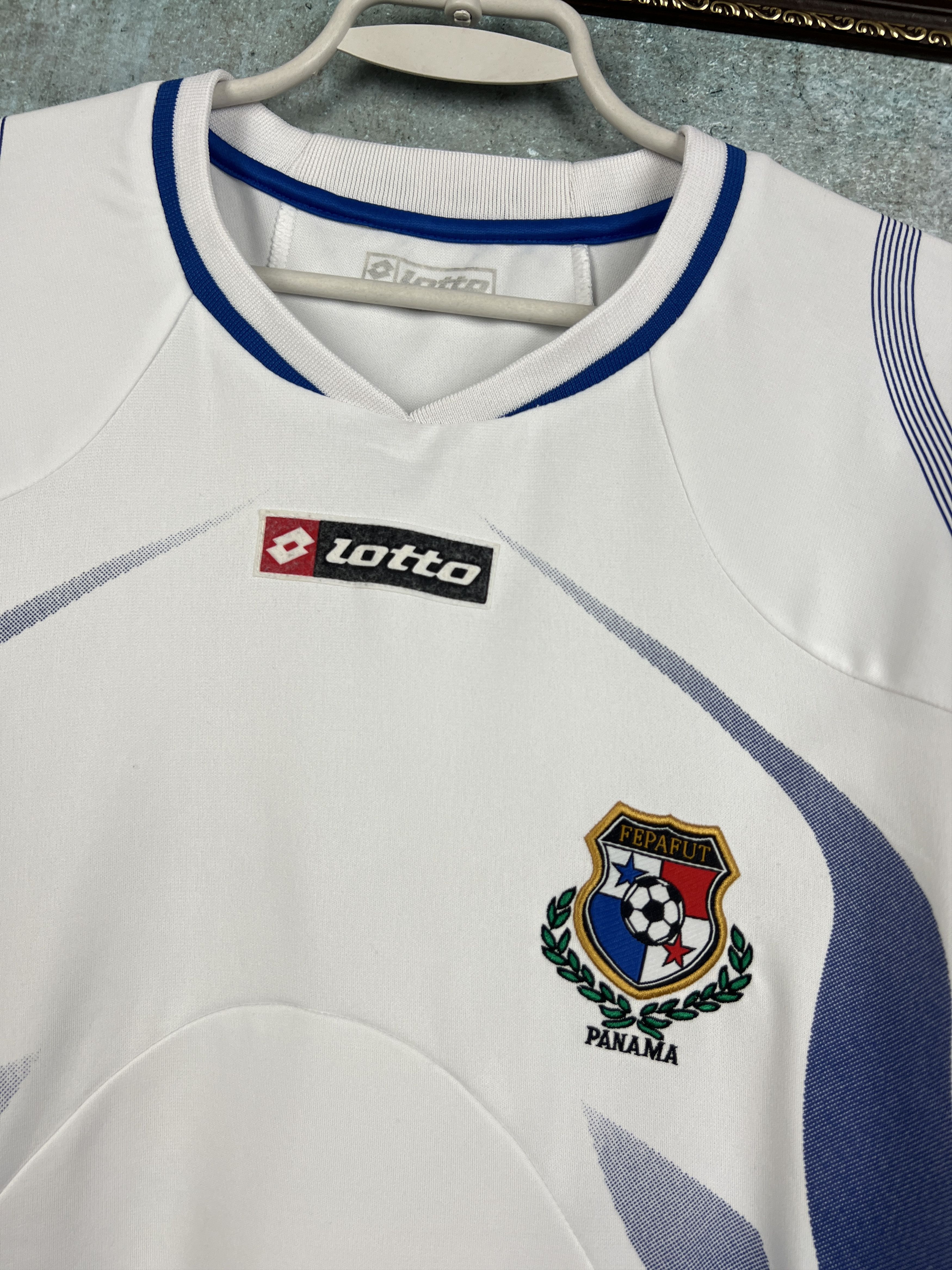 Lotto Sport Panama Football Shirt Soccer Lotto Long Sleeve Jersey Trikot Size US XL / EU 56 / 4 - 3 Thumbnail