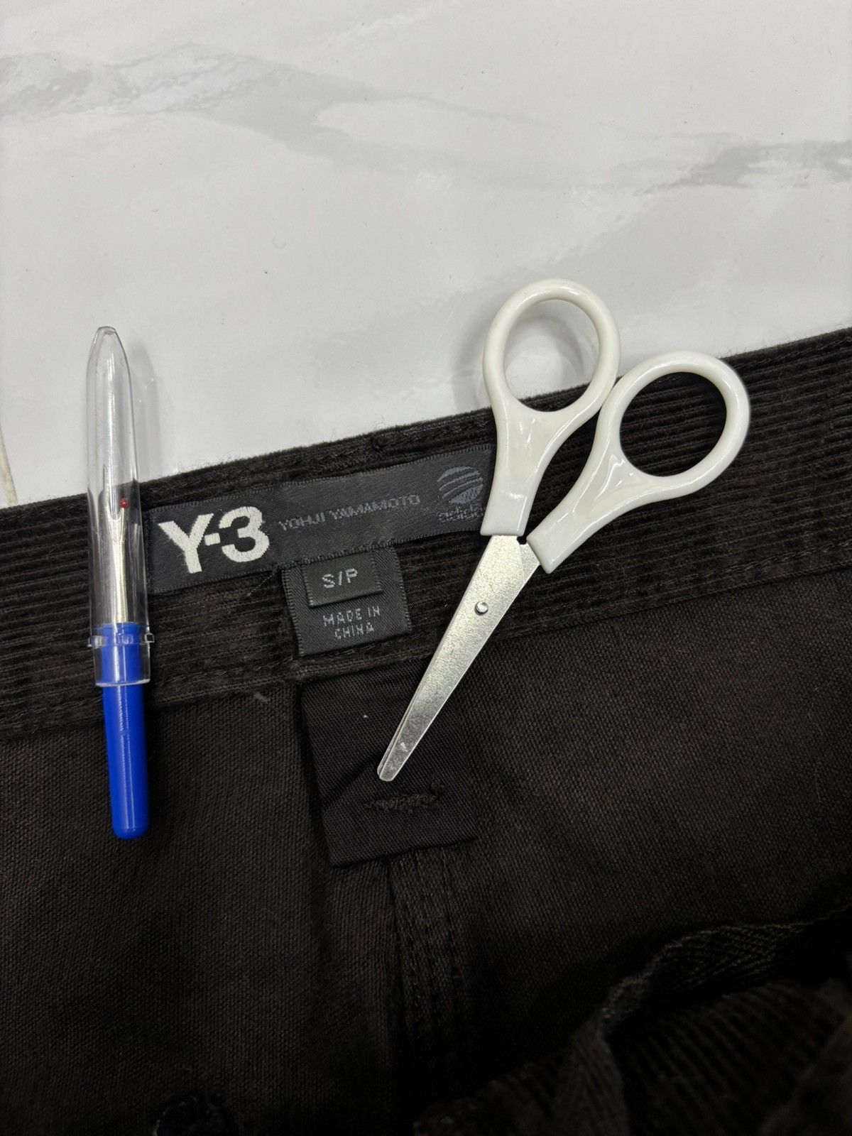 Adidas × Y-3 × Yohji Yamamoto Y-3 YOHJI YAMAMOTO ADIDAS BAGGY FADED CORDUROY PANTS Size US 31 - 12 Thumbnail