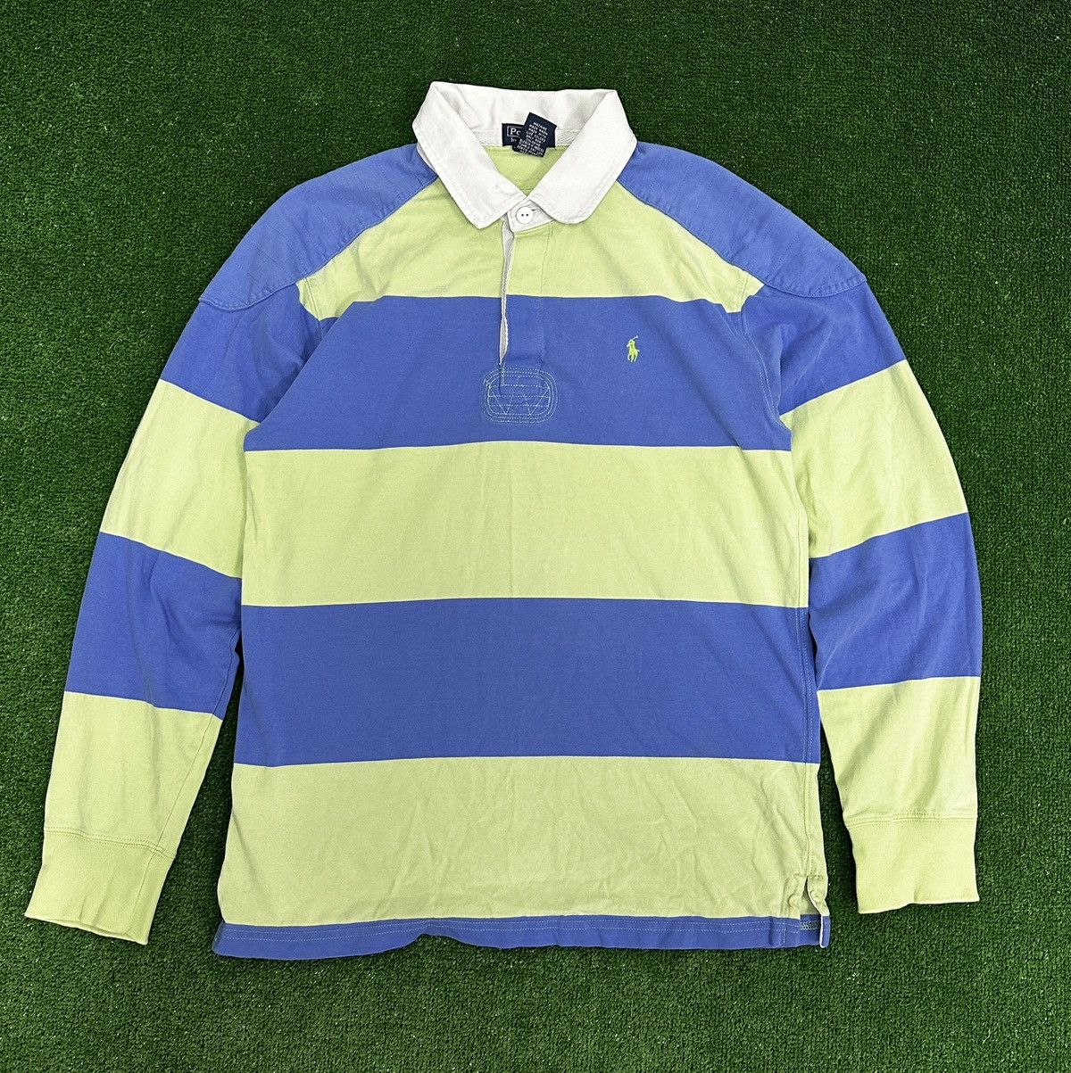 Polo Ralph Lauren Vintage Polo Ralph Lauren Striped Rugby Jersey Japan ...