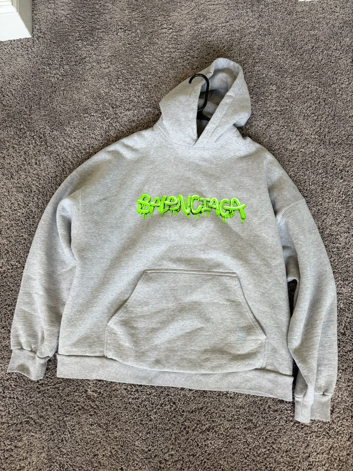 Balenciaga Balenciaga Slime Hoodie ‘Grey’ Size US S / EU 44-46 / 1 - 3 Thumbnail