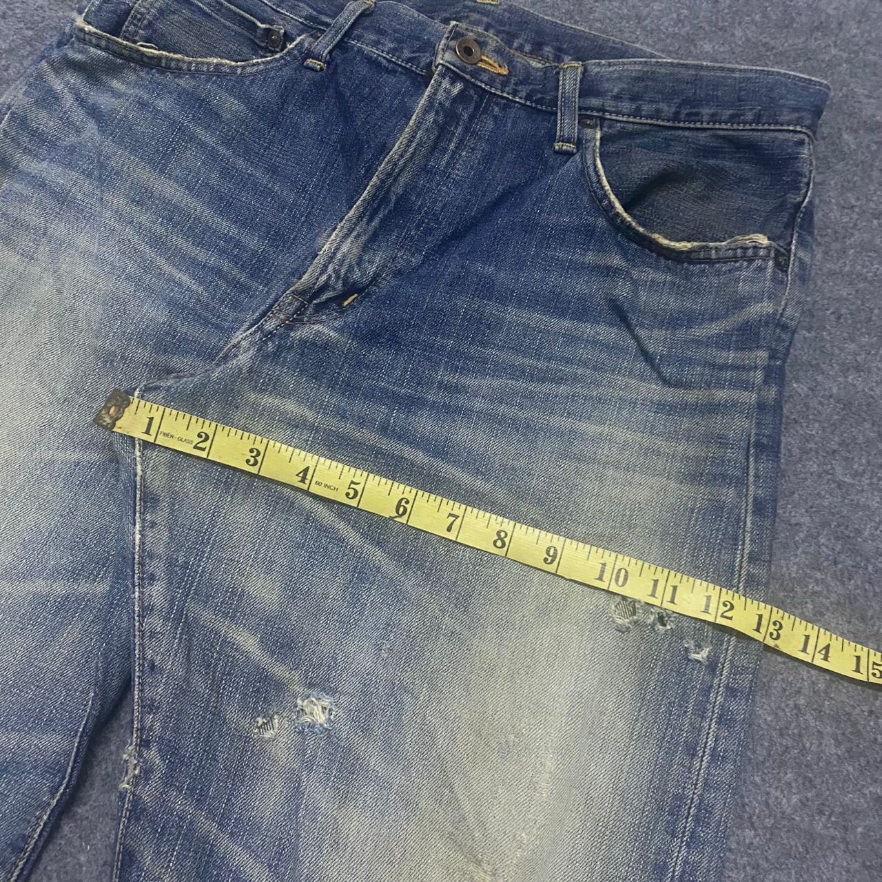 Edwin 💥Best Offer💥Vintage Edwin 505x Selvegde Distressed Denim Size US 35 - 6 Thumbnail