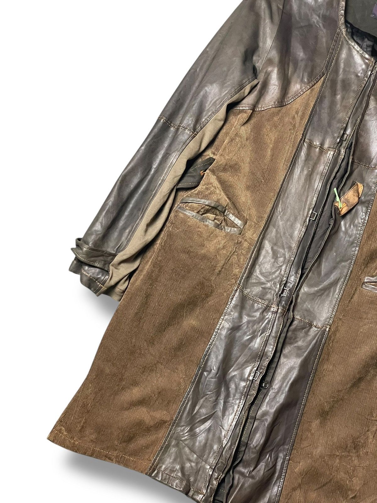 Japanese Brand × Leather × Vintage Vintage Rosier Brand Leather Suede Jacket (108( Size US XXS / EU 40 - 4 Thumbnail