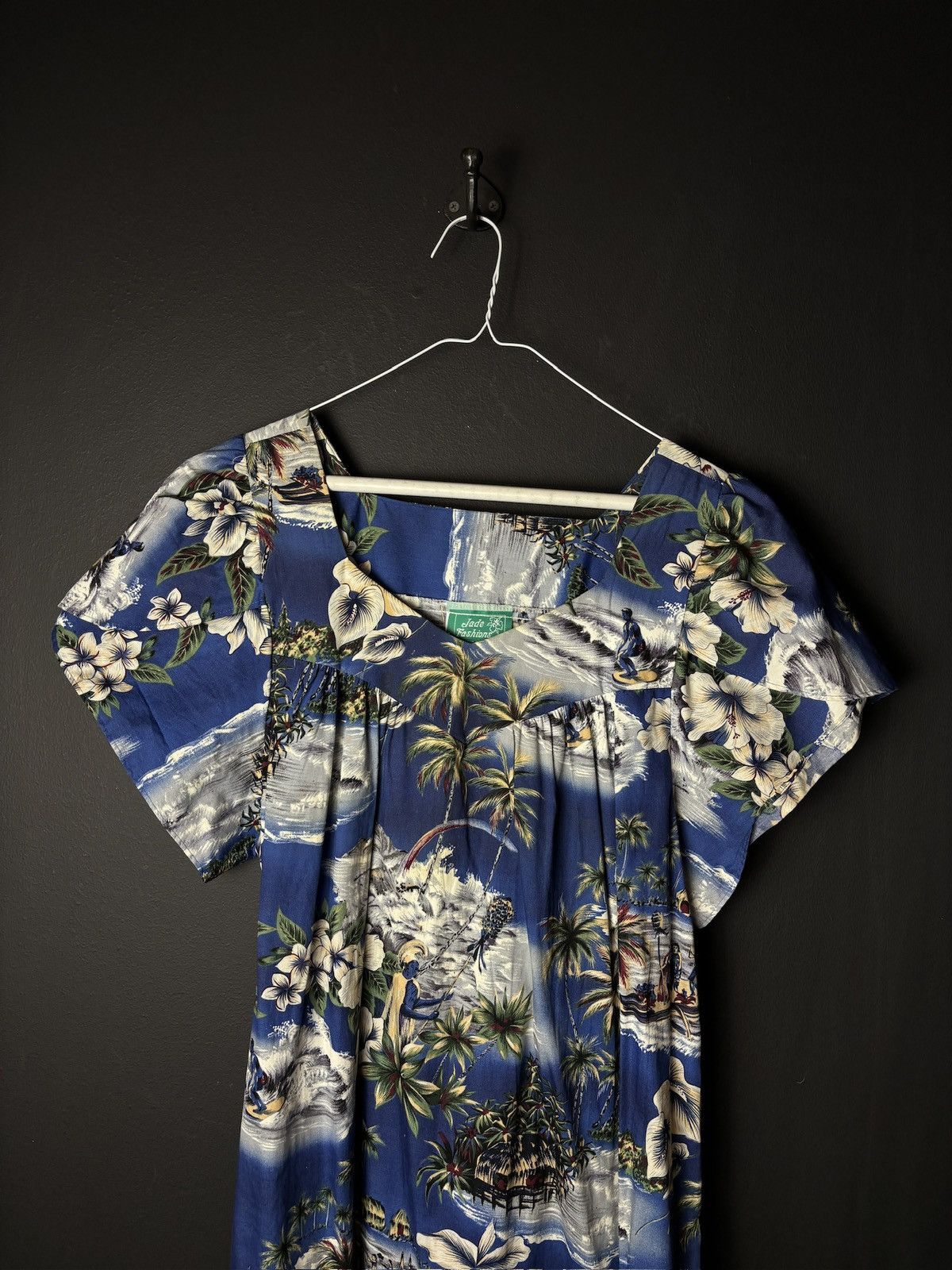 Vintage Vintage Hawaiian Dress Beach Dress Floral 80s Made in Hawaii Size M / US 6-8 / IT 42-44 - 3 Thumbnail