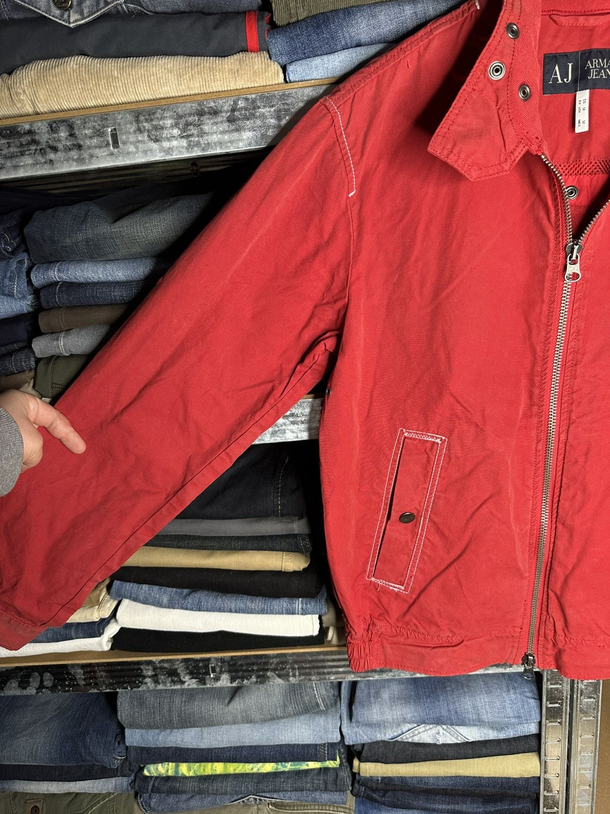 Armani Armani Jeans Military Bomber Jacket Y2K Size US M / EU 48-50 / 2 - 4 Thumbnail