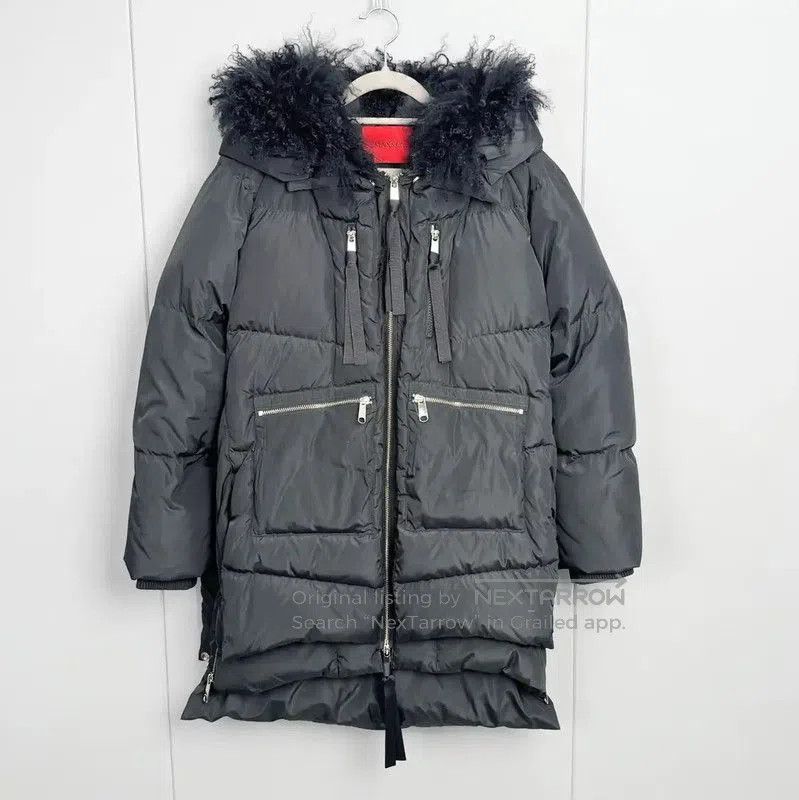 Max Mara MaxMara Women's Gray Down Jacket with Hood . Size S / US 4 / IT 40 - 1 Thumbnail