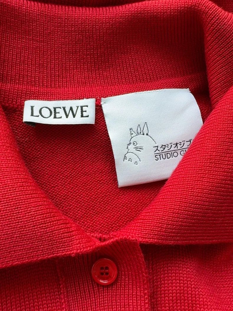 Loewe LOEWE Wool Polo collar sweater Size S / US 4 / IT 40 - 5 Thumbnail
