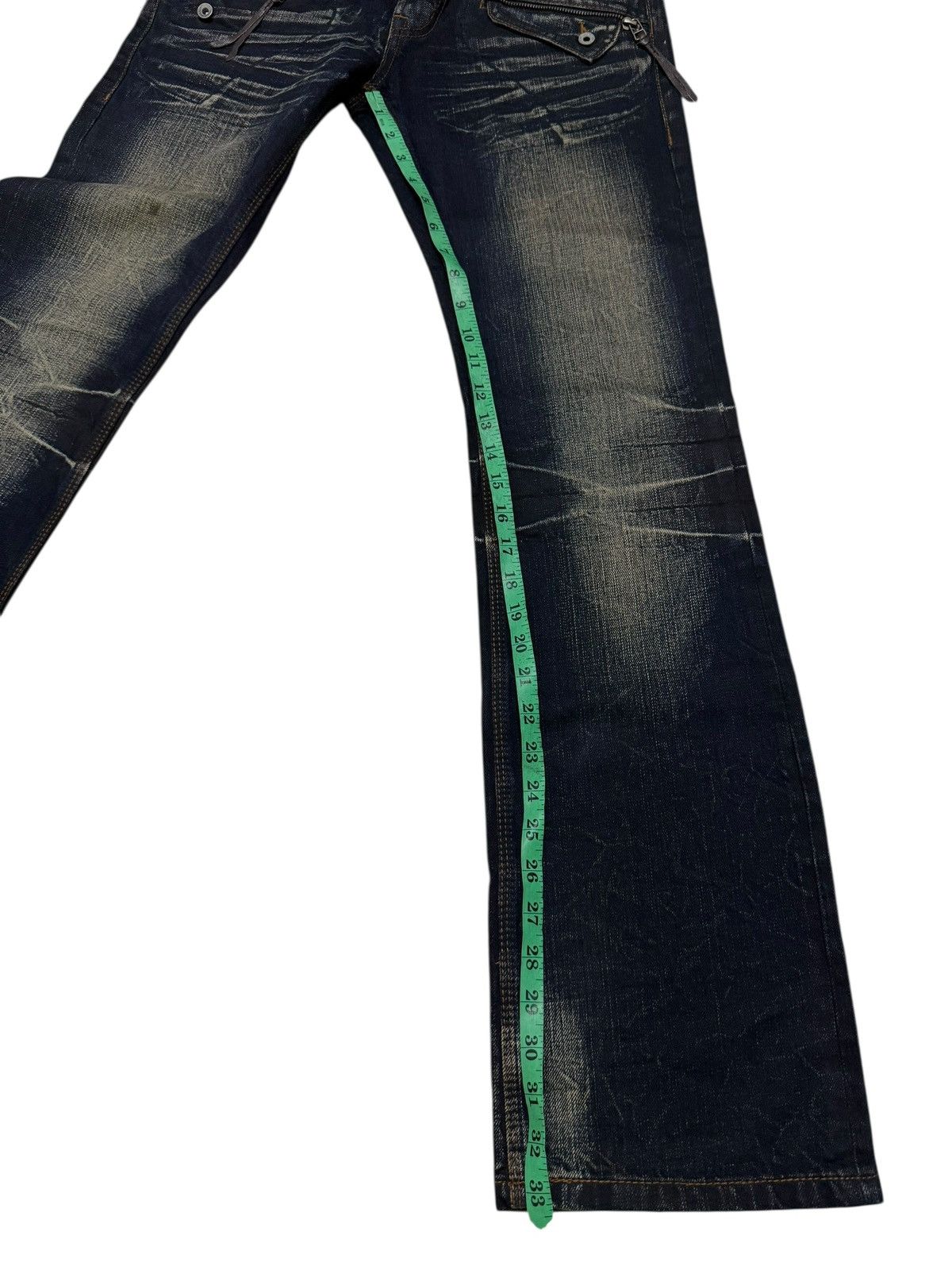 If Six Was Nine Flared Jeans Nicole Club Japan Boot Cut Denim Size US 29 - 18 Thumbnail