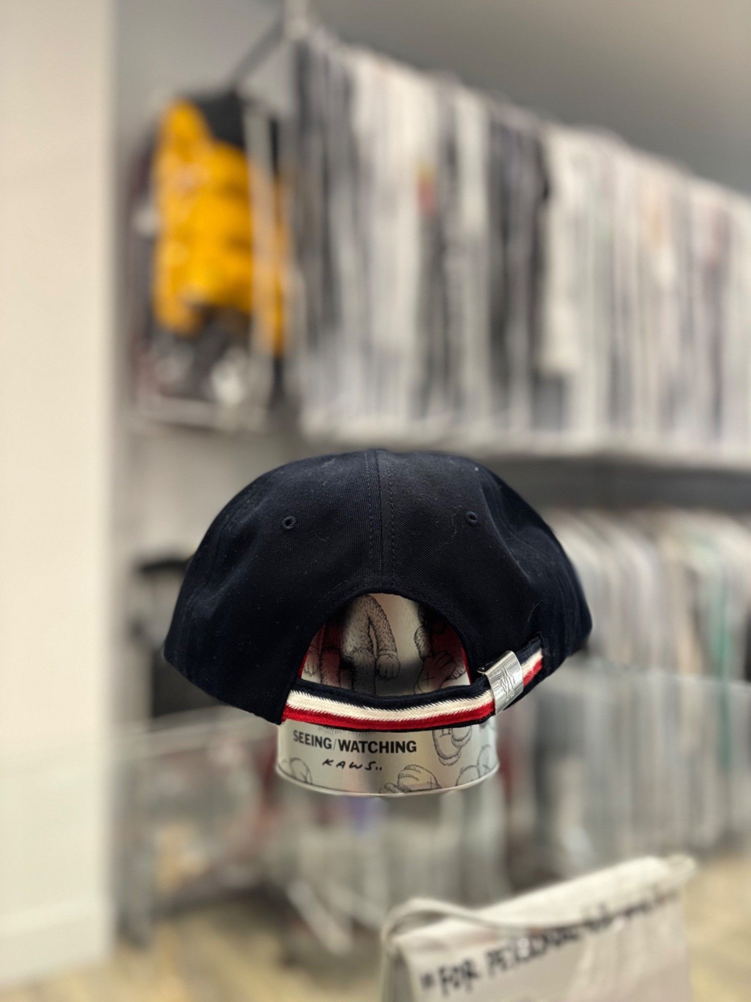 Moncler Moncler Embroidred Cotton Baseball Cap Blue Size ONE SIZE - 3 Thumbnail