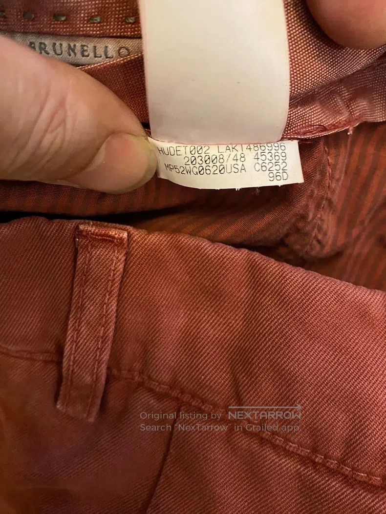 Brunello Cucinelli Brunello Cucinelli Sword Belt Short Pants, Sea Island Cott Size US 32 / EU 48 - 6 Thumbnail