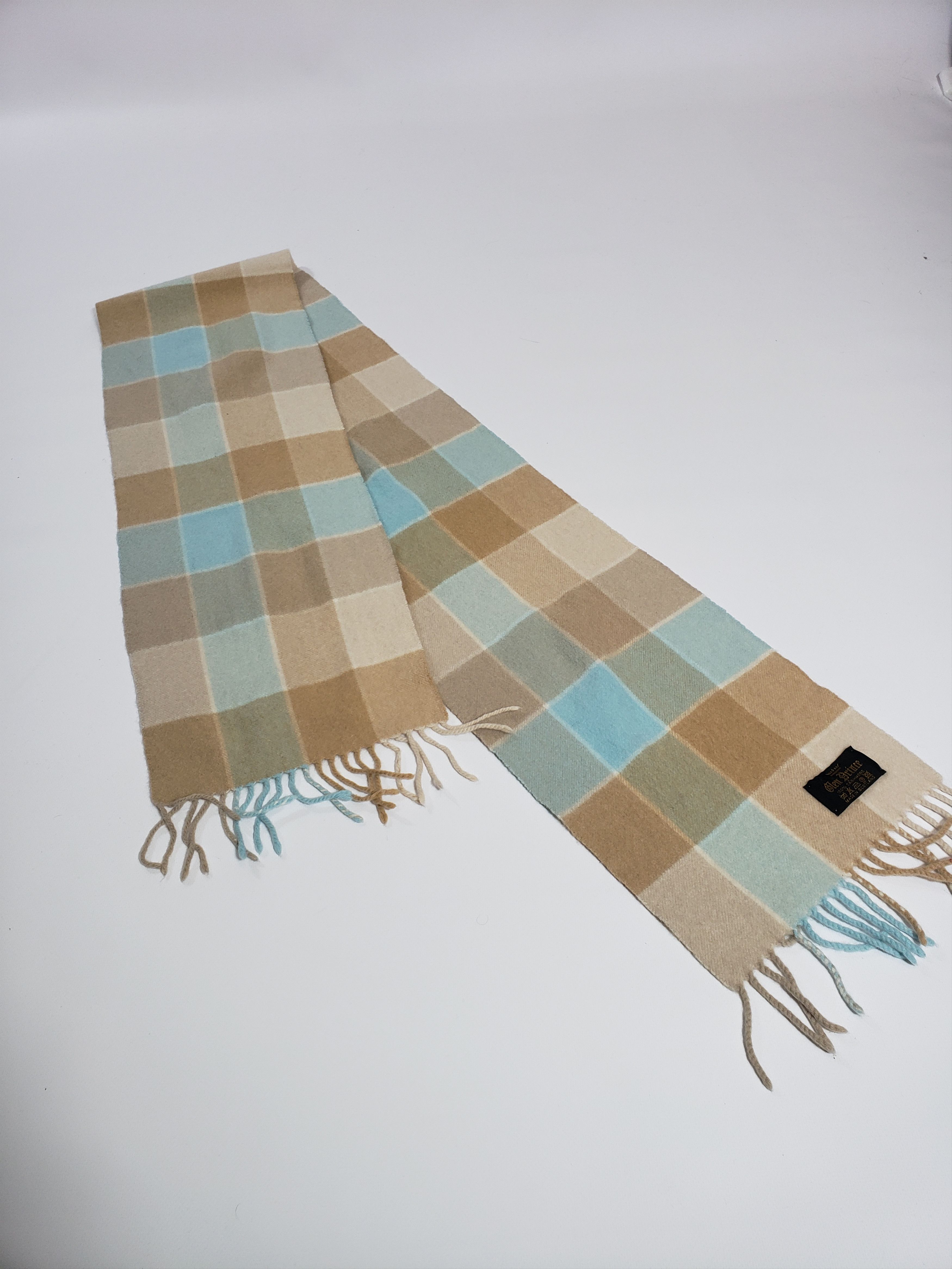 Other Glen Prince 100% CASHMERE Checkred Scarf made Scotland Size ONE SIZE - 6 Thumbnail