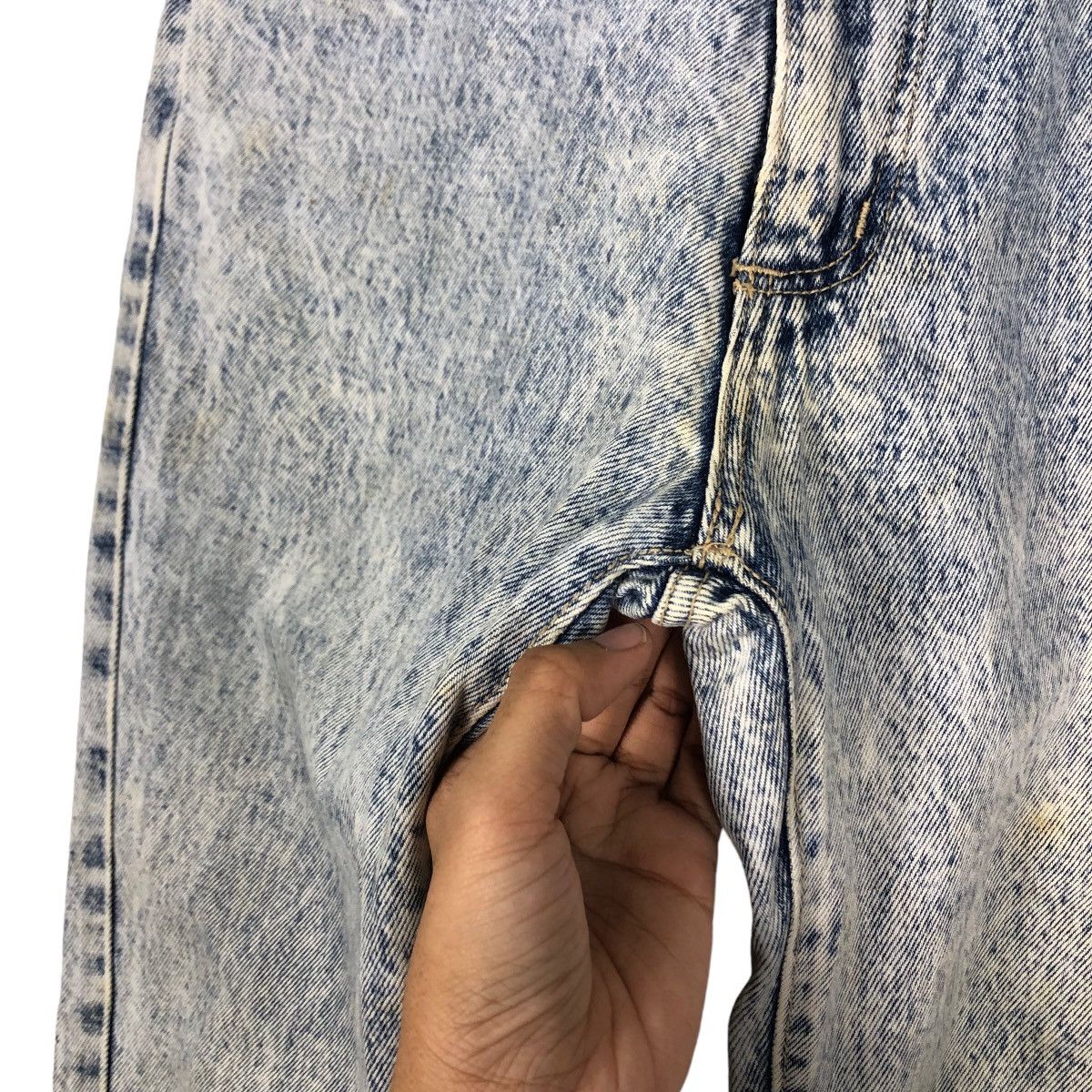 Japanese Brand 🔥VINTAGE FLARE ACID WASH DESIGN WRANGLER USA Size US 28 / EU 44 - 15 Thumbnail