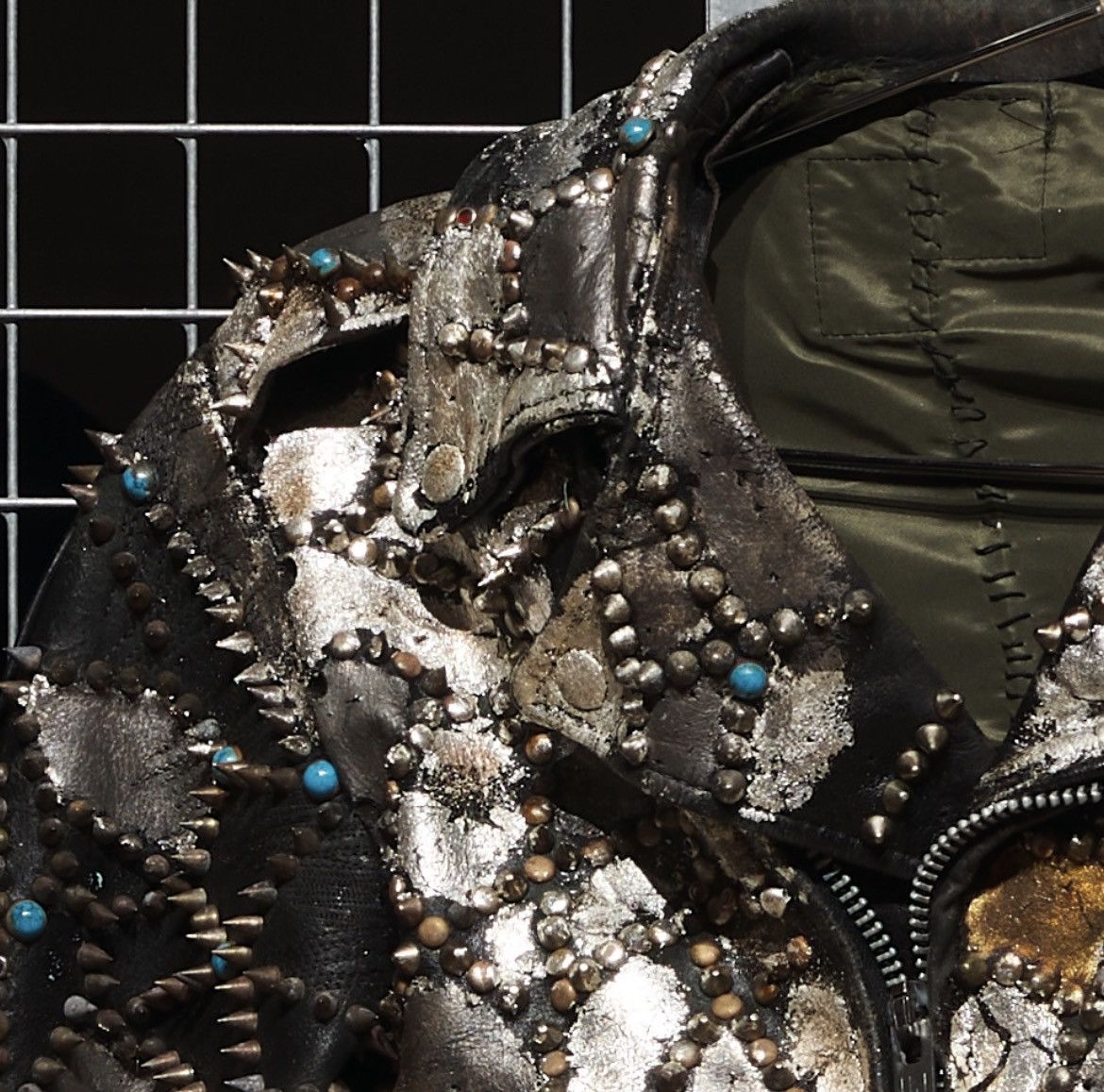 Other Vintage Style Custom Studded Leather Jacket Crust Punk Size US S / EU 44-46 / 1 - 3 Thumbnail