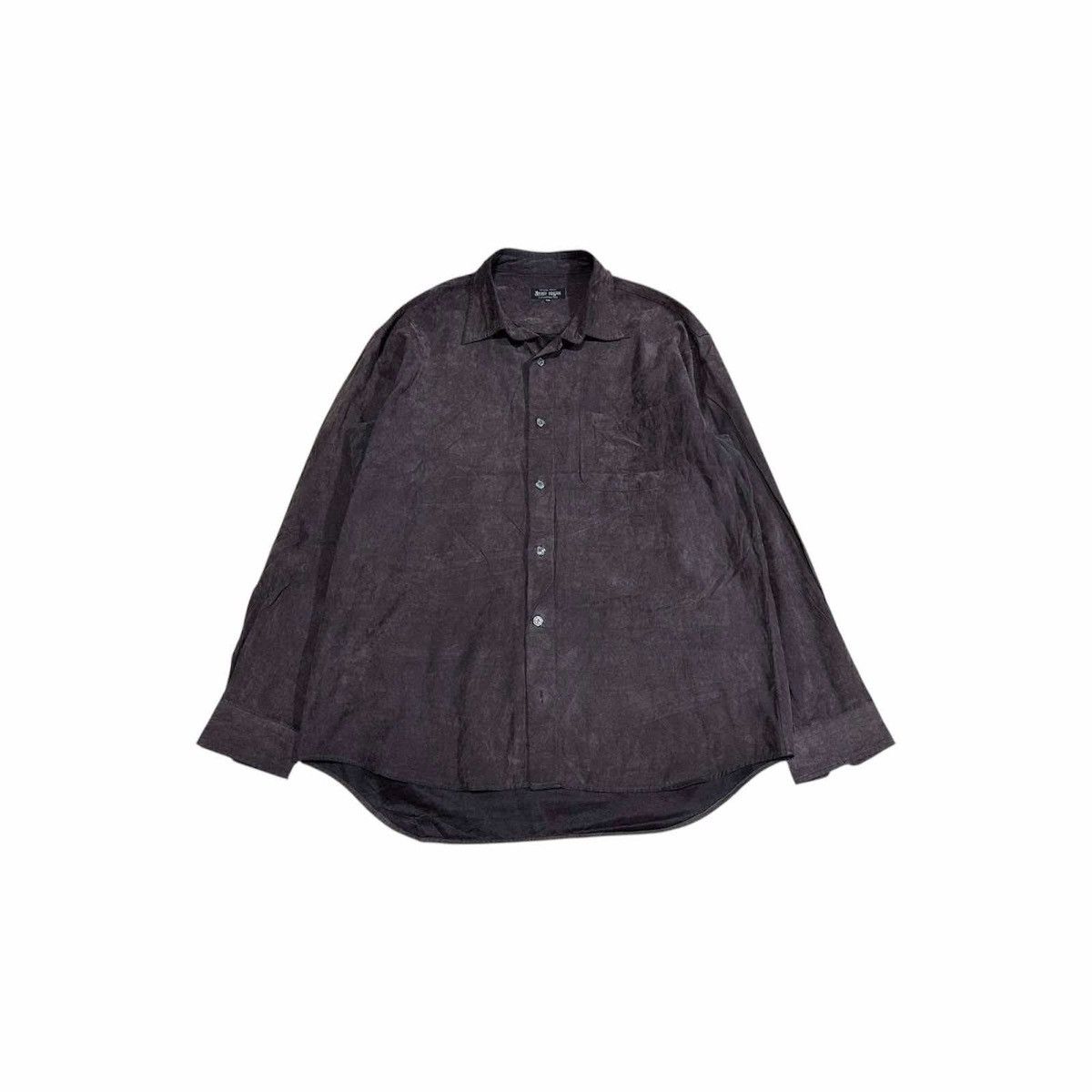 14th Addiction × Japanese Brand × KMRii 🔥Y2K Vintage Japanese Faux Suede Shirt Goth Punk Size US XL / EU 56 / 4 - 2 Thumbnail