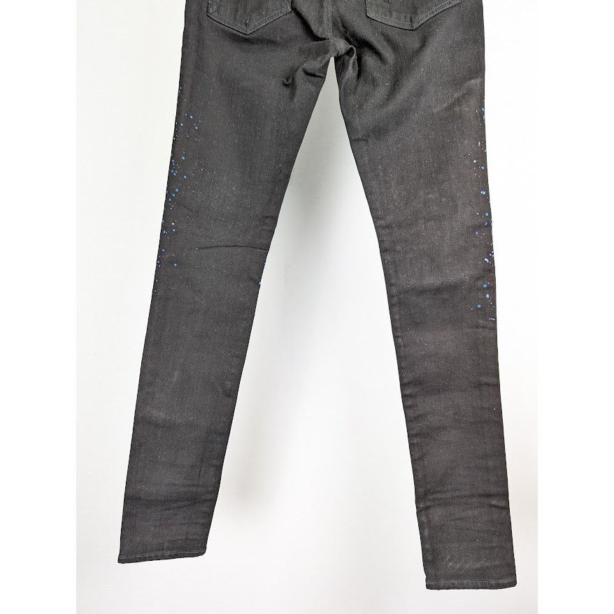 Amiri o1rshd1 Crystal Painted Pants in Black Size US 32 / EU 48 - 15 Thumbnail