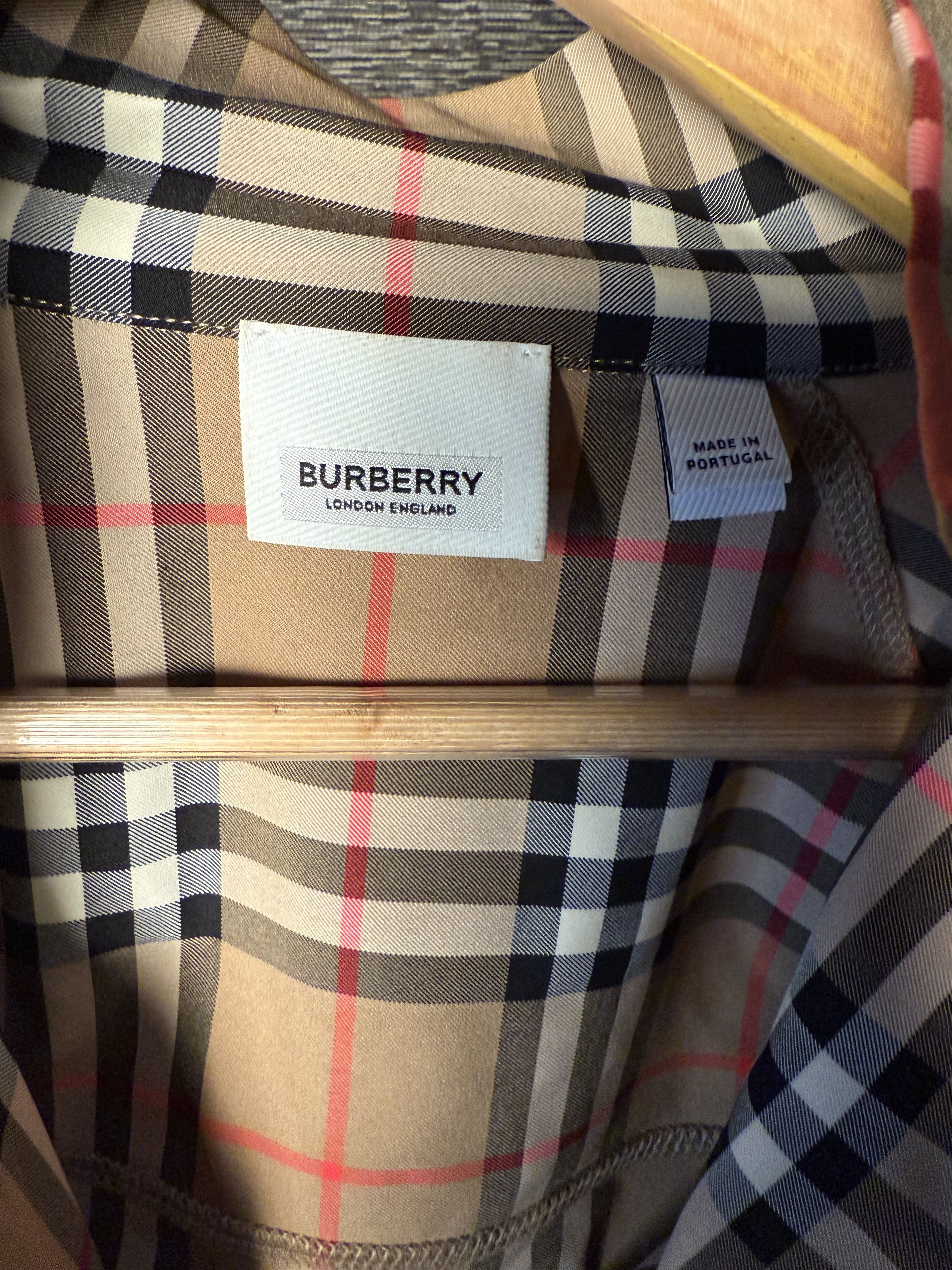 Burberry Burberry Nova Check Half-Zip Long Sleeve Top Size M / US 6-8 / IT 42-44 - 2 Thumbnail