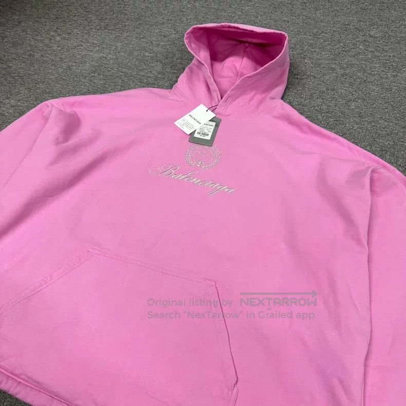 Balenciaga Balenciaga Embroidered Logo Hooded Jacket Size US S / EU 44-46 / 1 - 4 Thumbnail