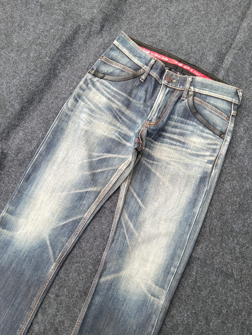 Edwin EDWIN EDGE–Crazy fade, true vintage vibes. Rare Japan denim. Size US 30 / EU 46 - 2 Thumbnail