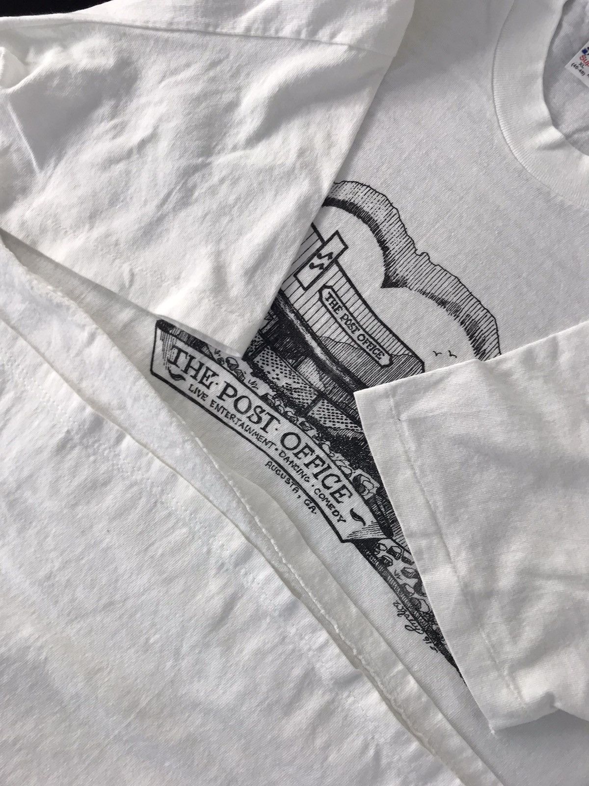 Vintage Stedman The Post Office Sketching Art Tee Unisex Wear Size US L / EU 52-54 / 3 - 6 Thumbnail