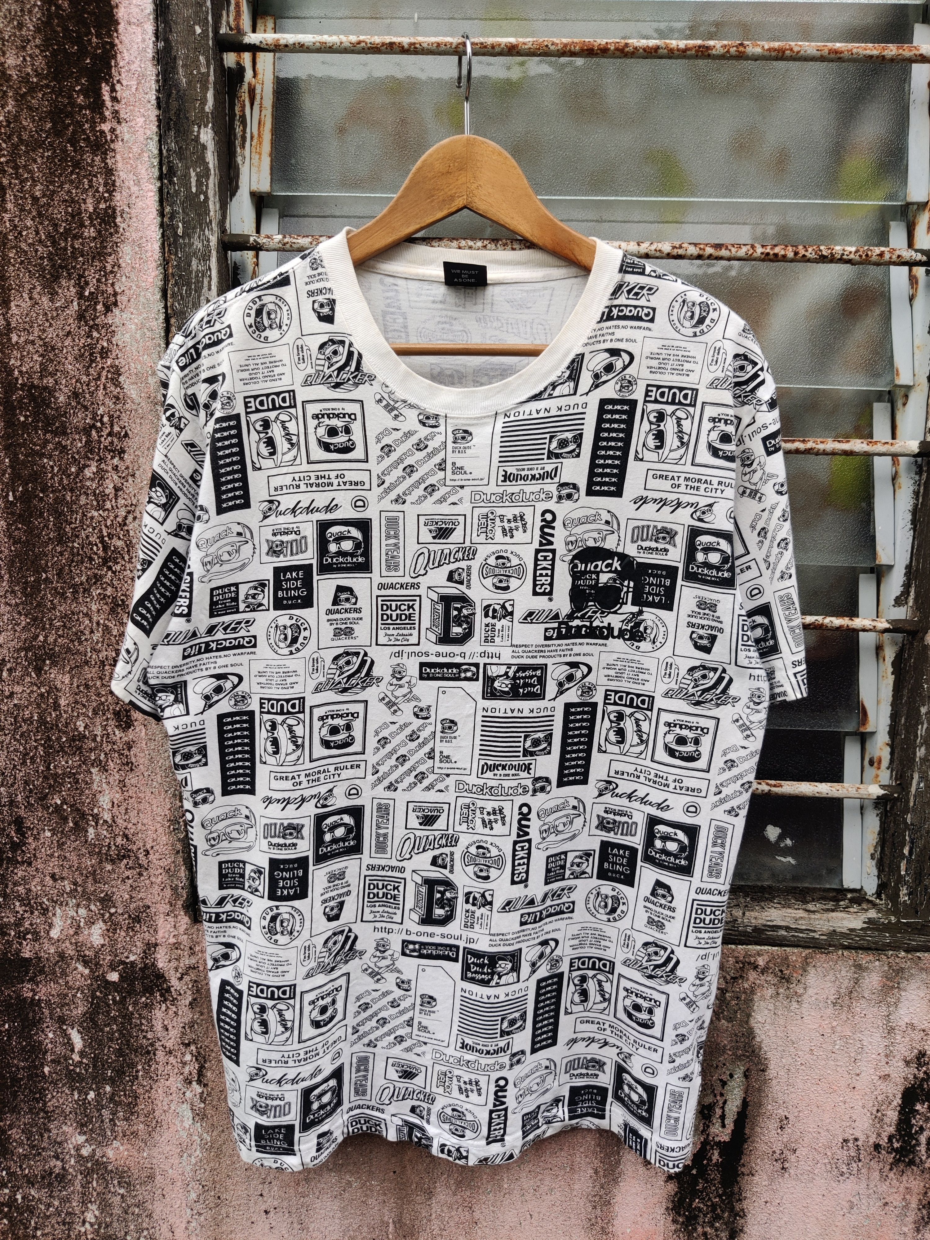 Japanese Brand Vintage Duck Dude AOP Shirt Size US L / EU 52-54 / 3 - 1 Thumbnail