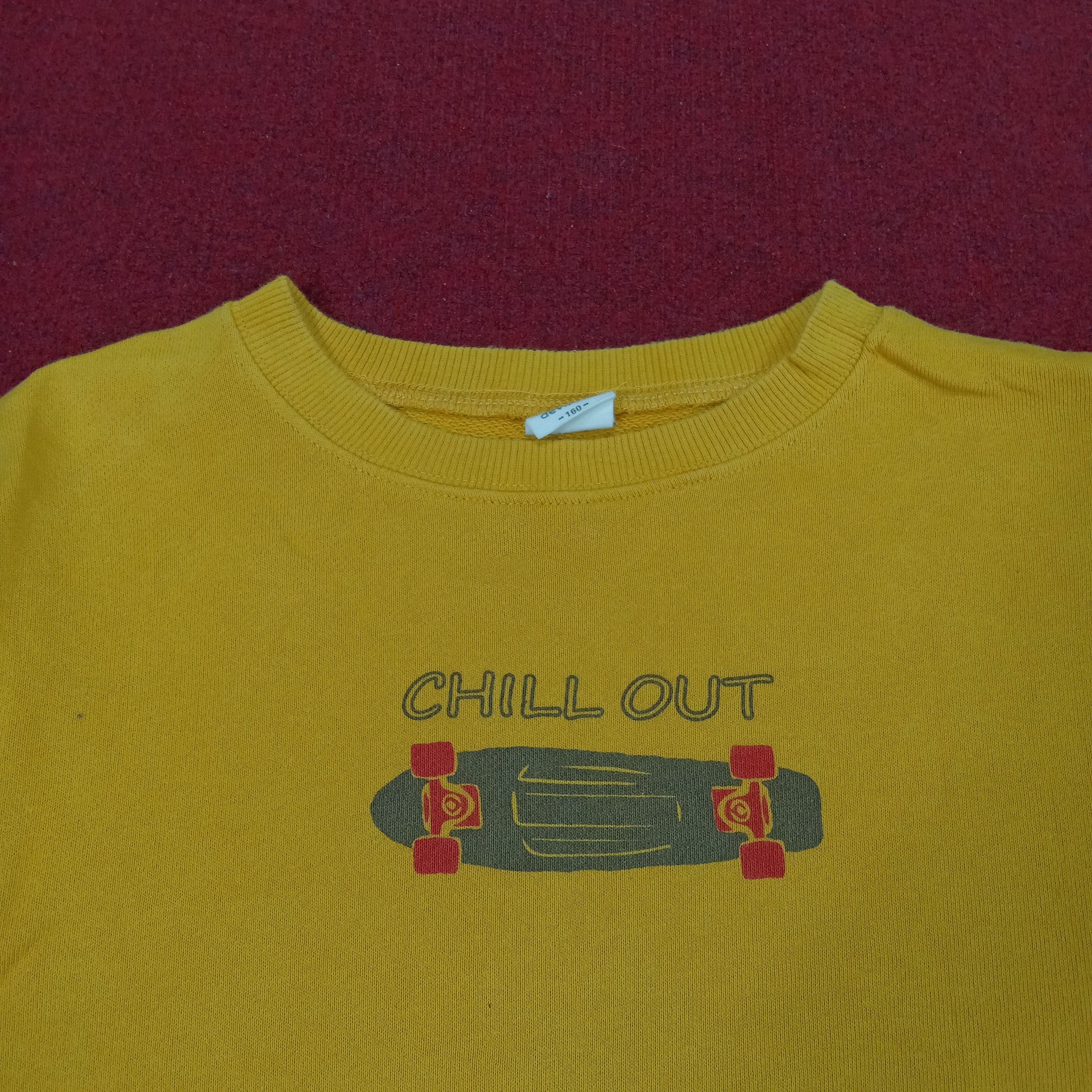 Vintage Chill Out Skateboard Center Design Sweatshirt Size US XS / EU 42 / 0 - 2 Thumbnail